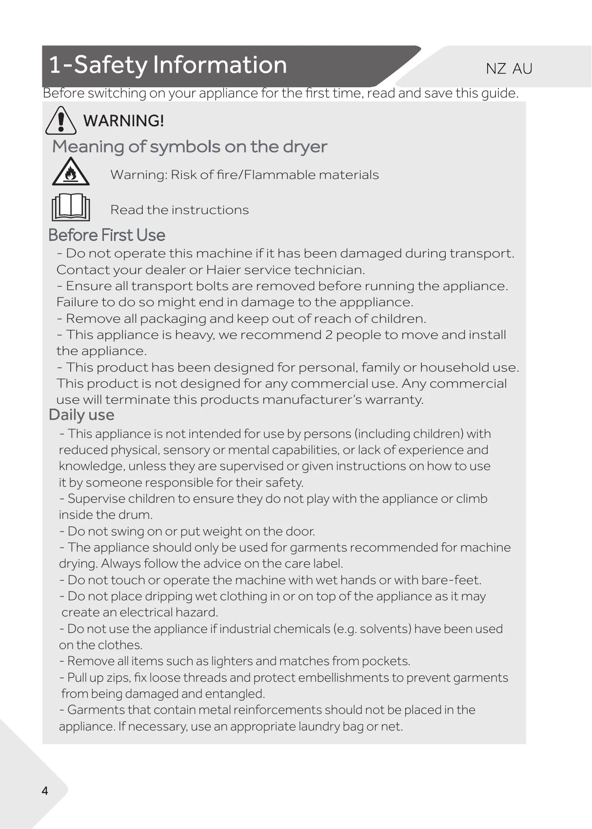 Manual for HDHPS70LW1