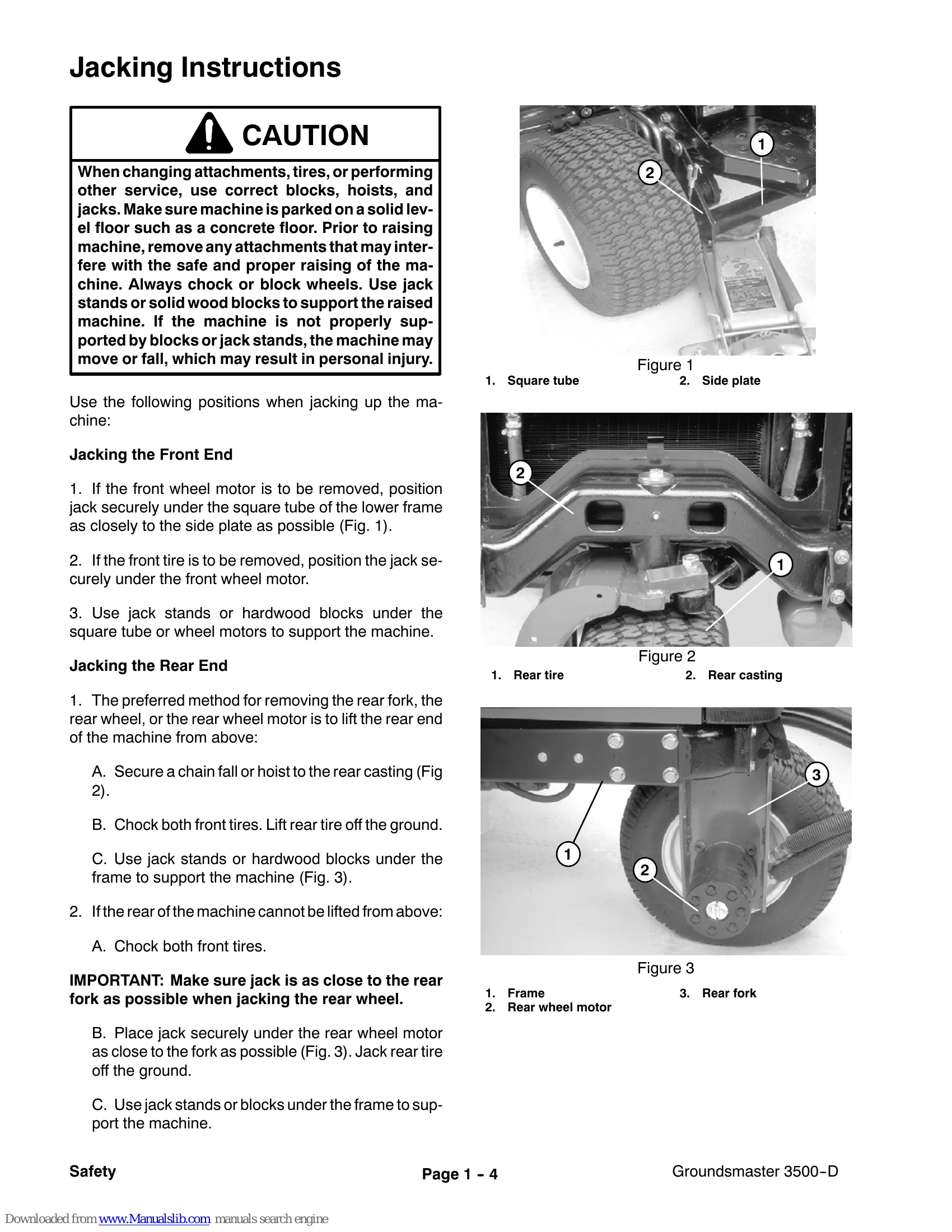 Parts/Service for 3500-D