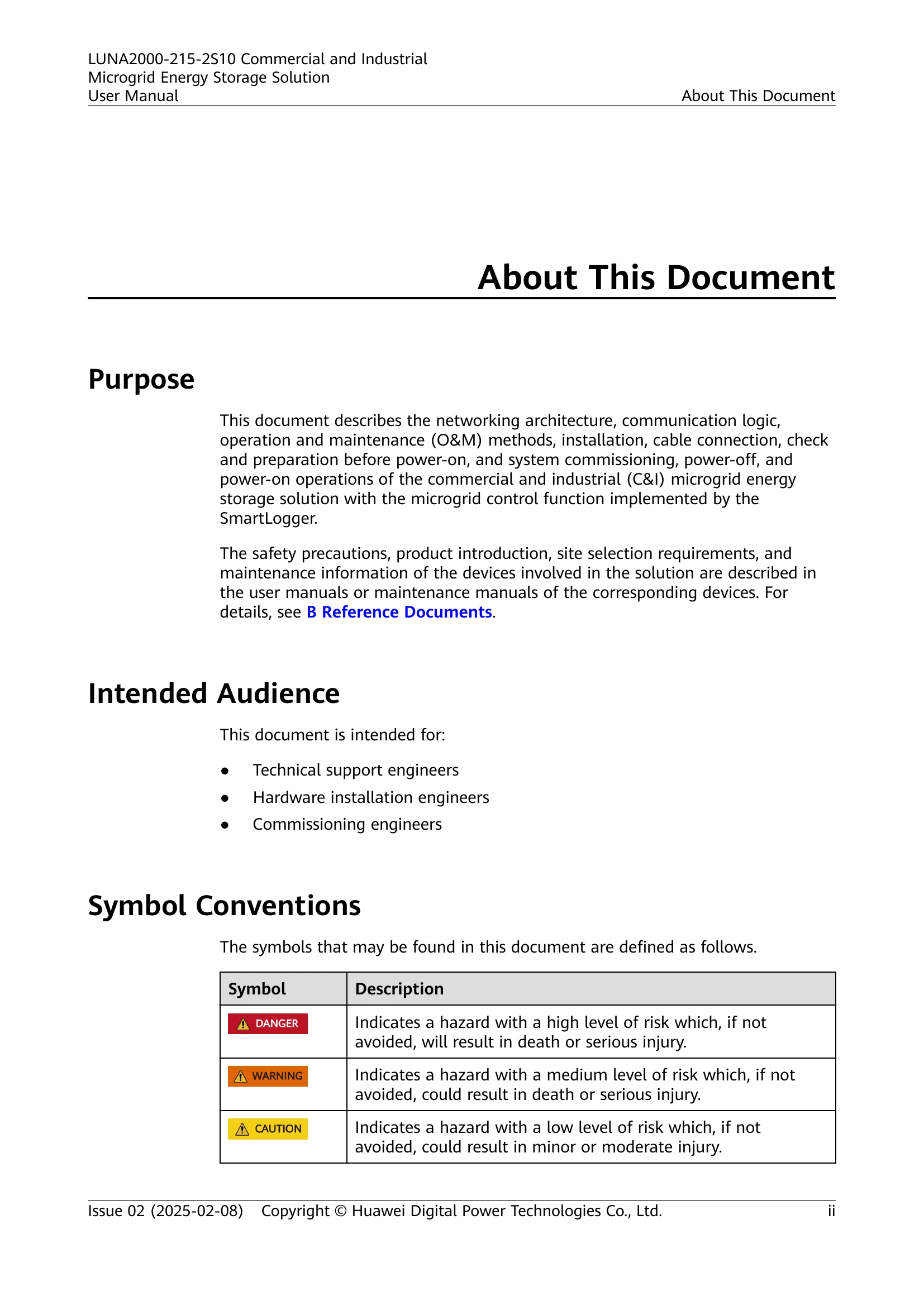 Manual for LUNA2000-215-2S10