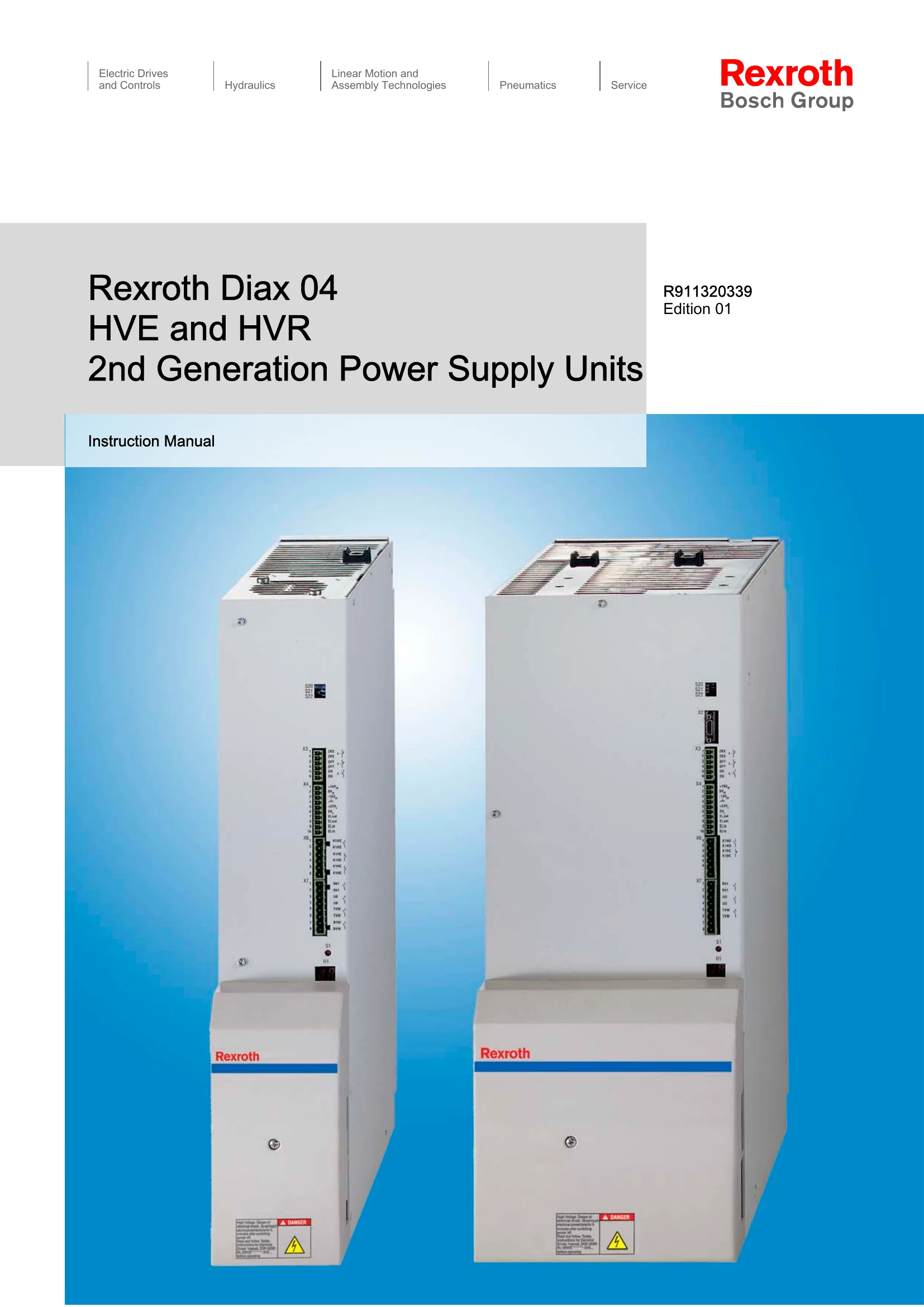 Manual for Diax 04 HVE and HVR