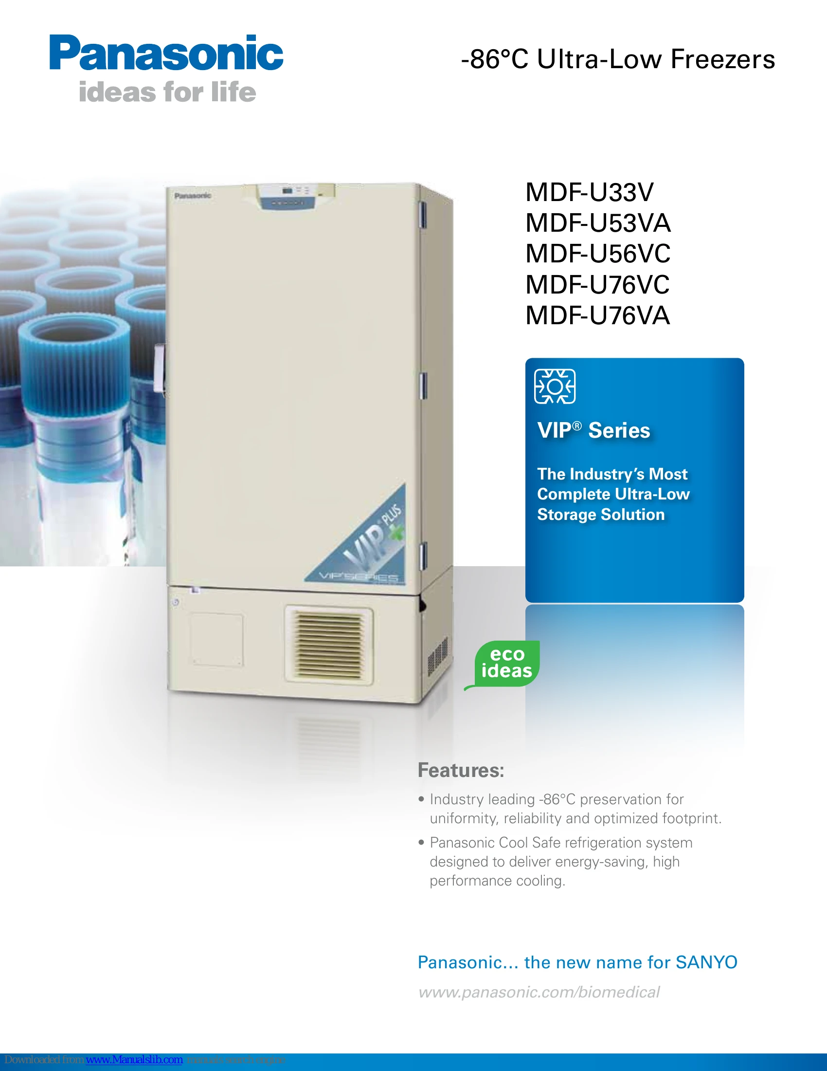Brochure/Marketing for MDF-U76VA