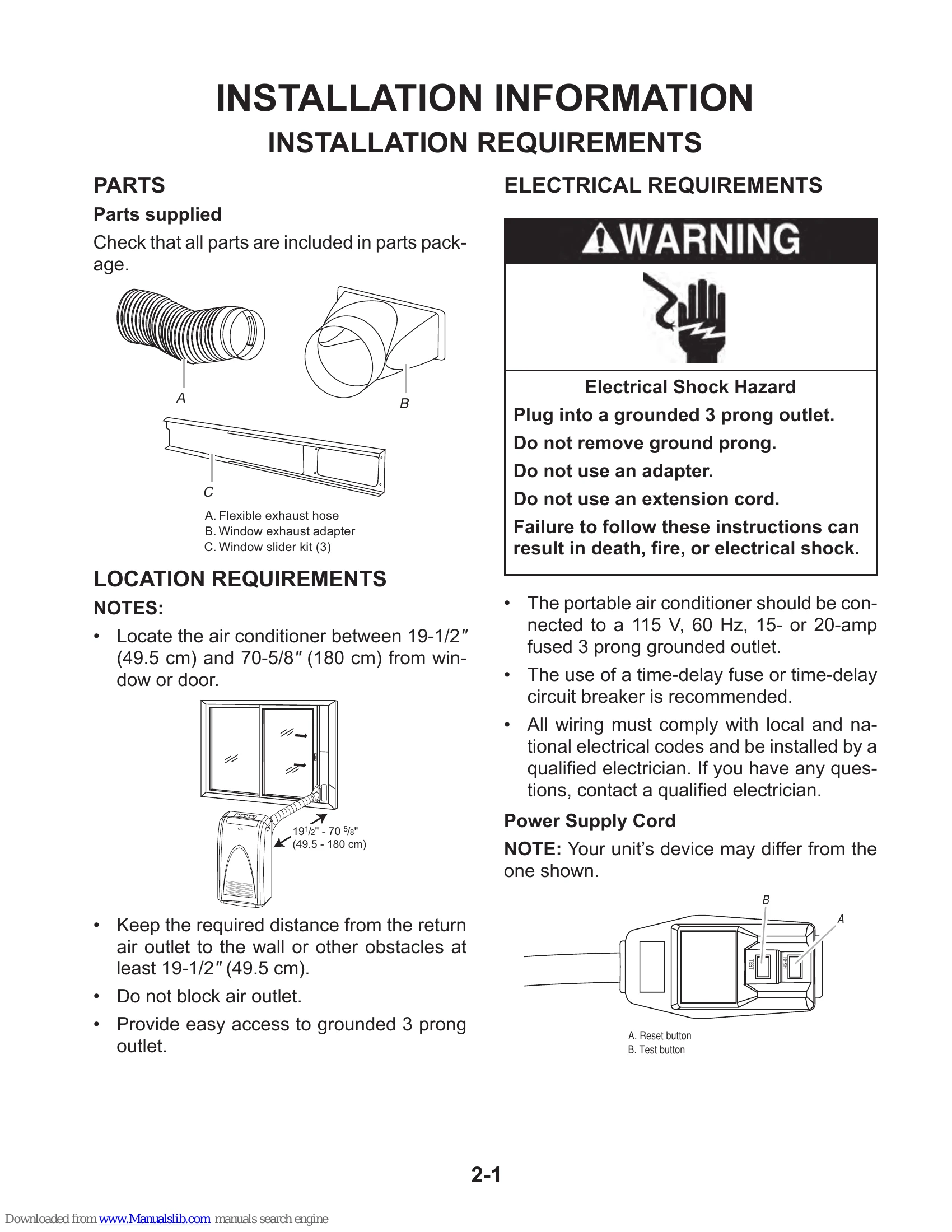 Manual for ACP102PR