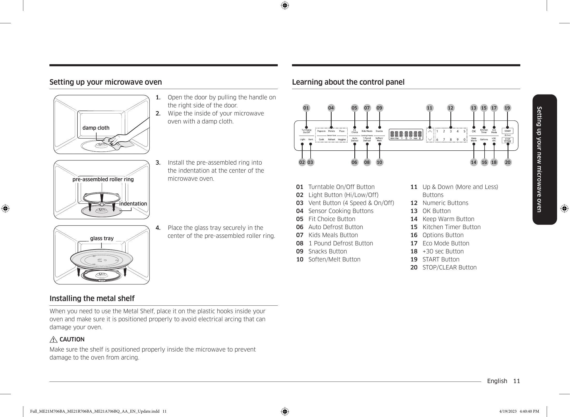 Manual for ME21M706BA*