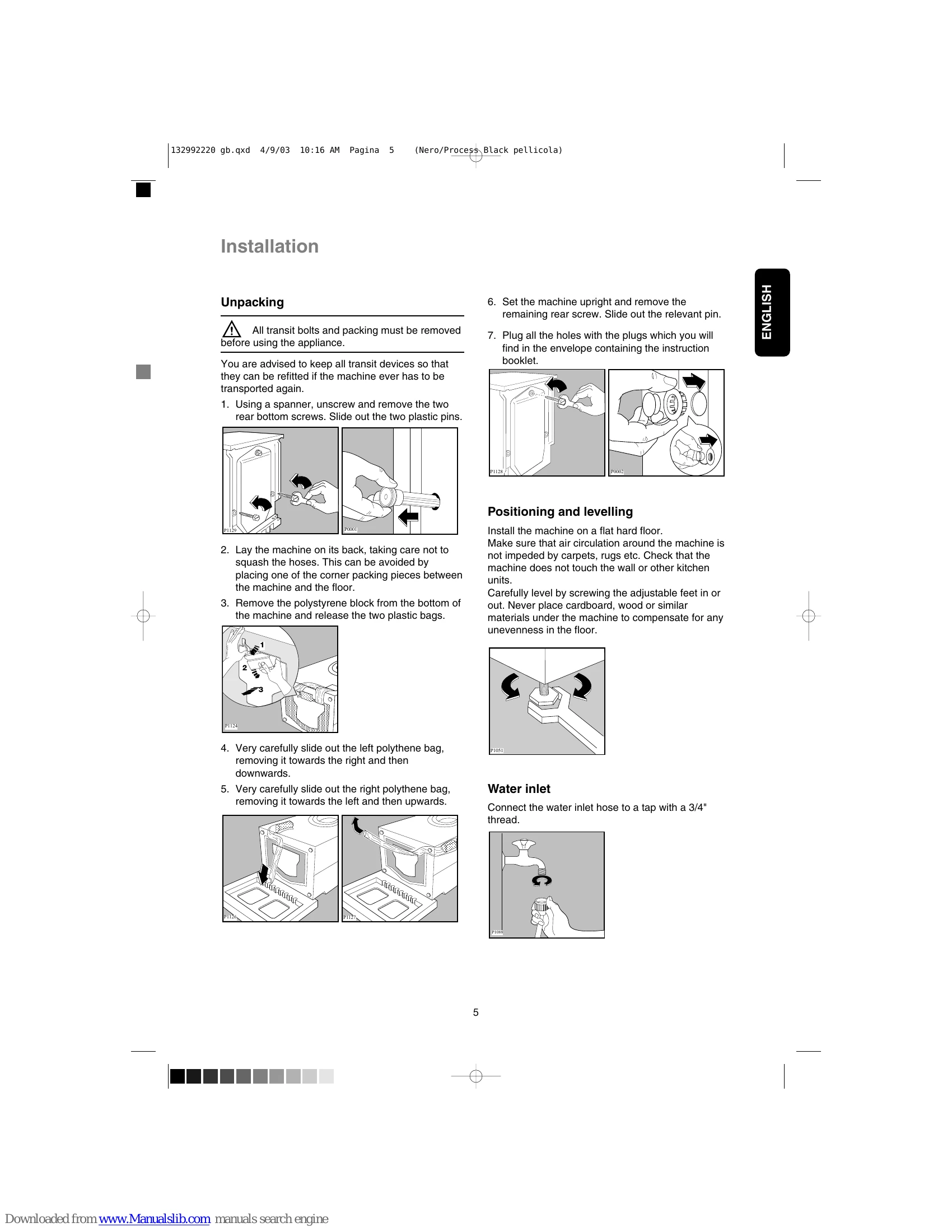 Manual for FV 825 N