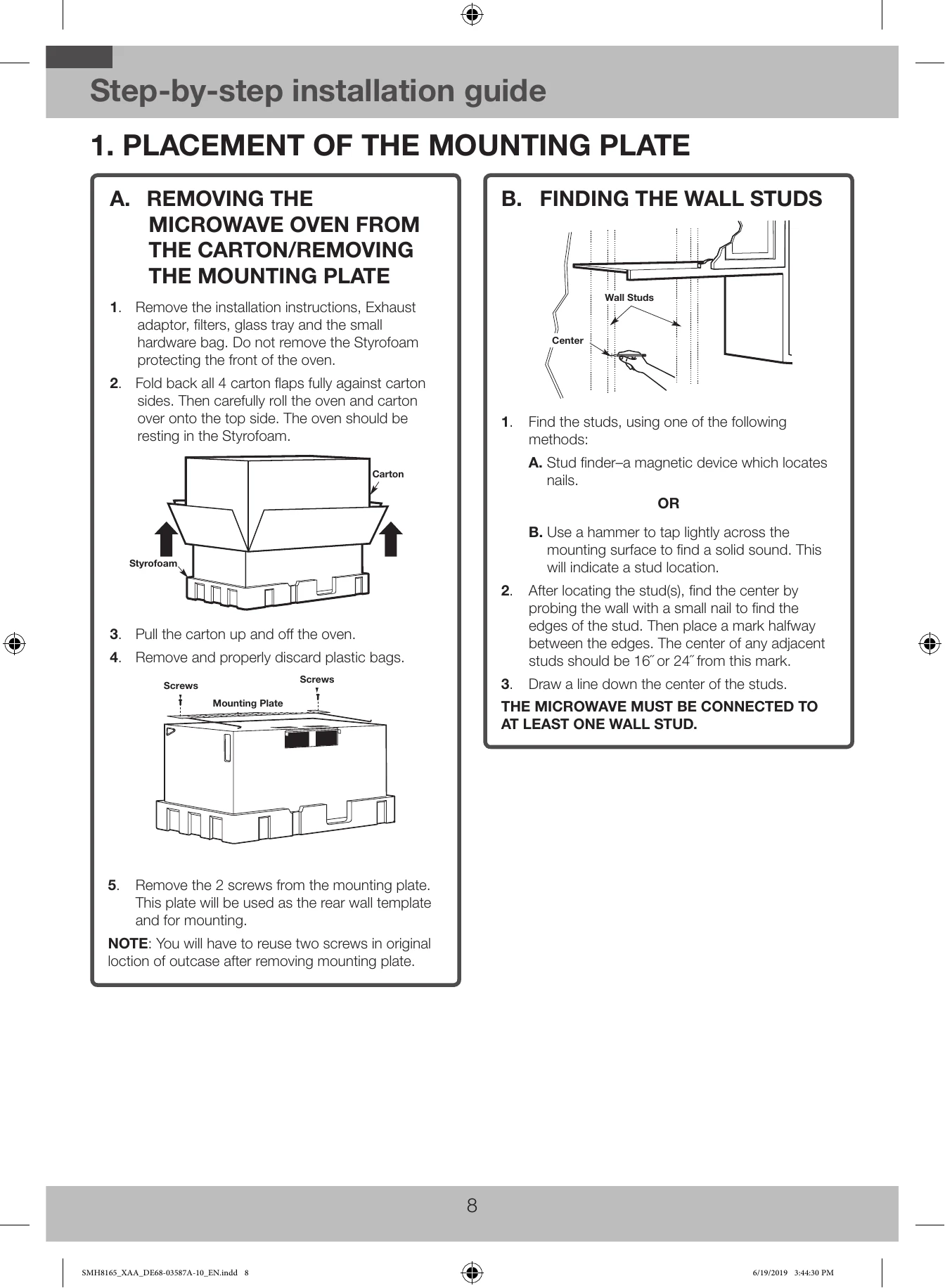 Installation Guide for SMH8165