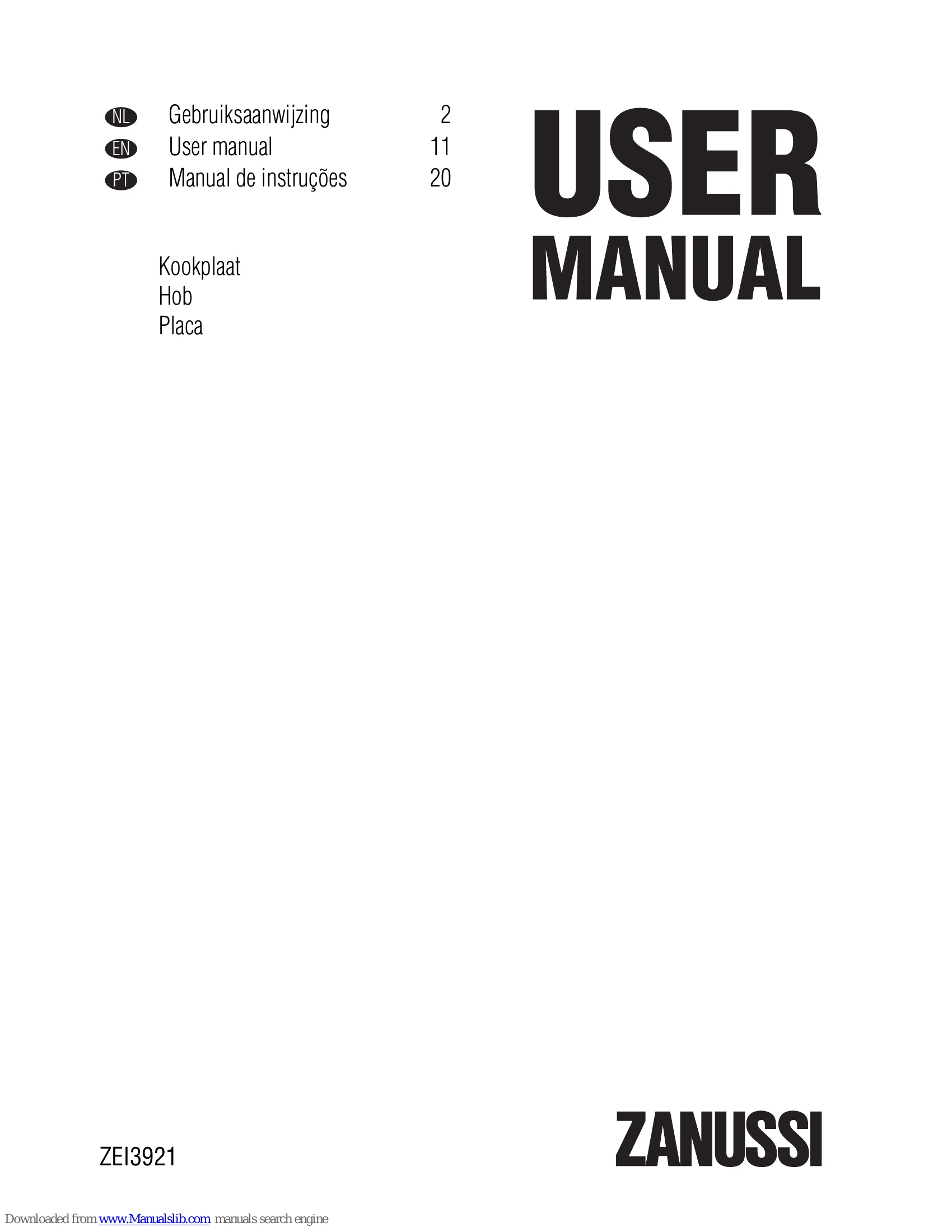 Manual for ZE13921
