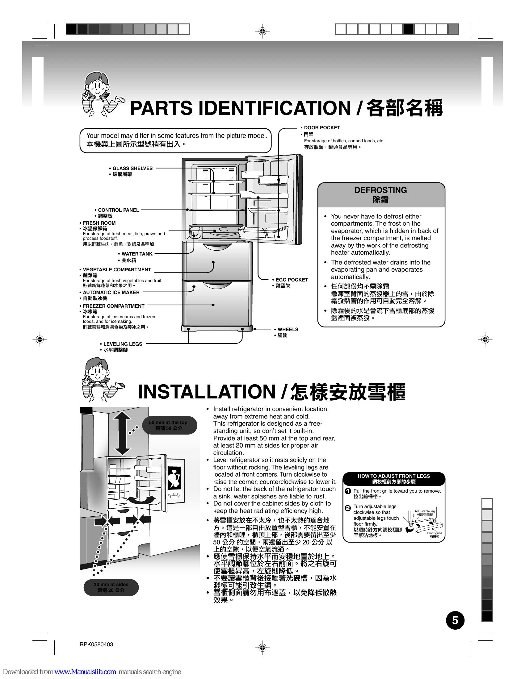 Manual for R-S31SVH