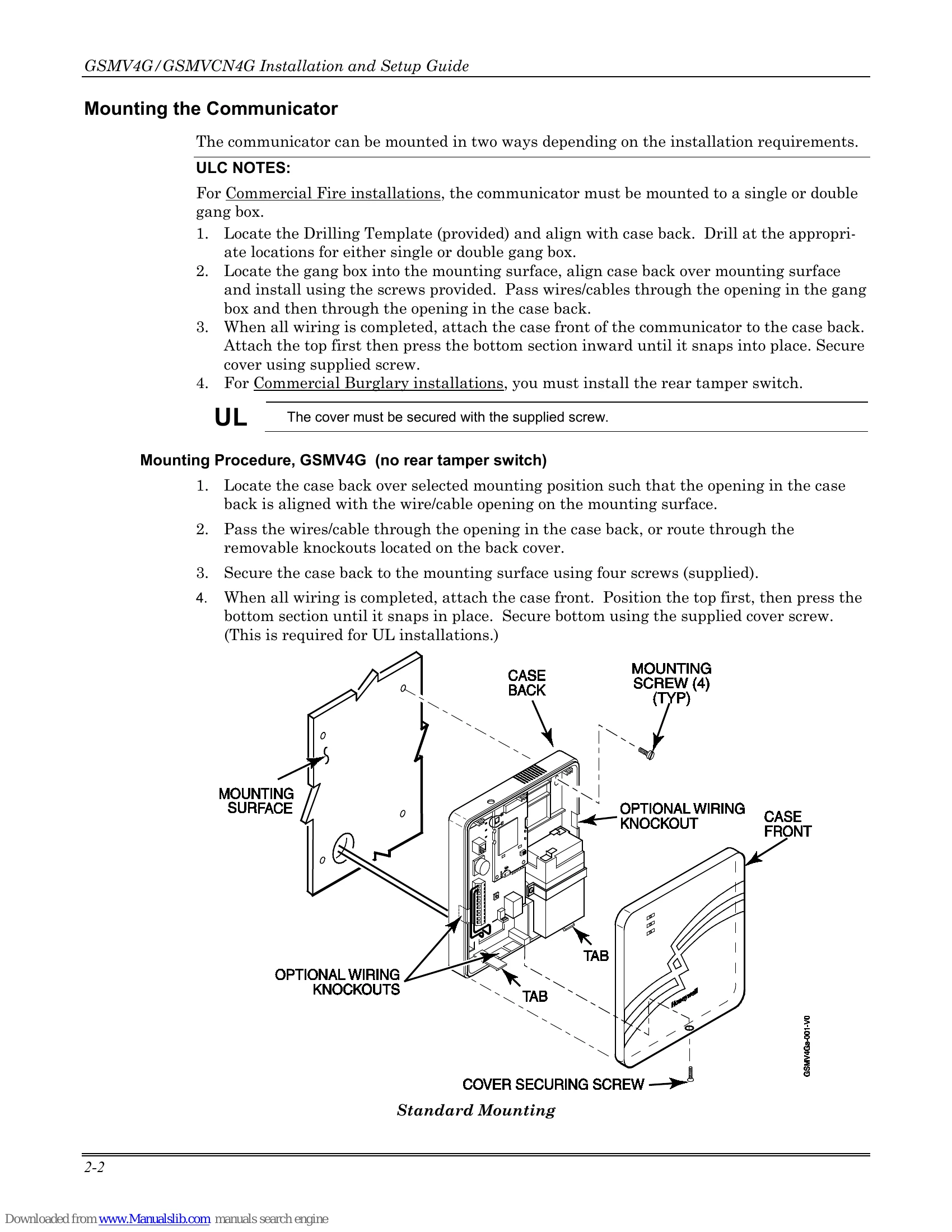 Installation Guide for GSMV4G/GSMVCN4G