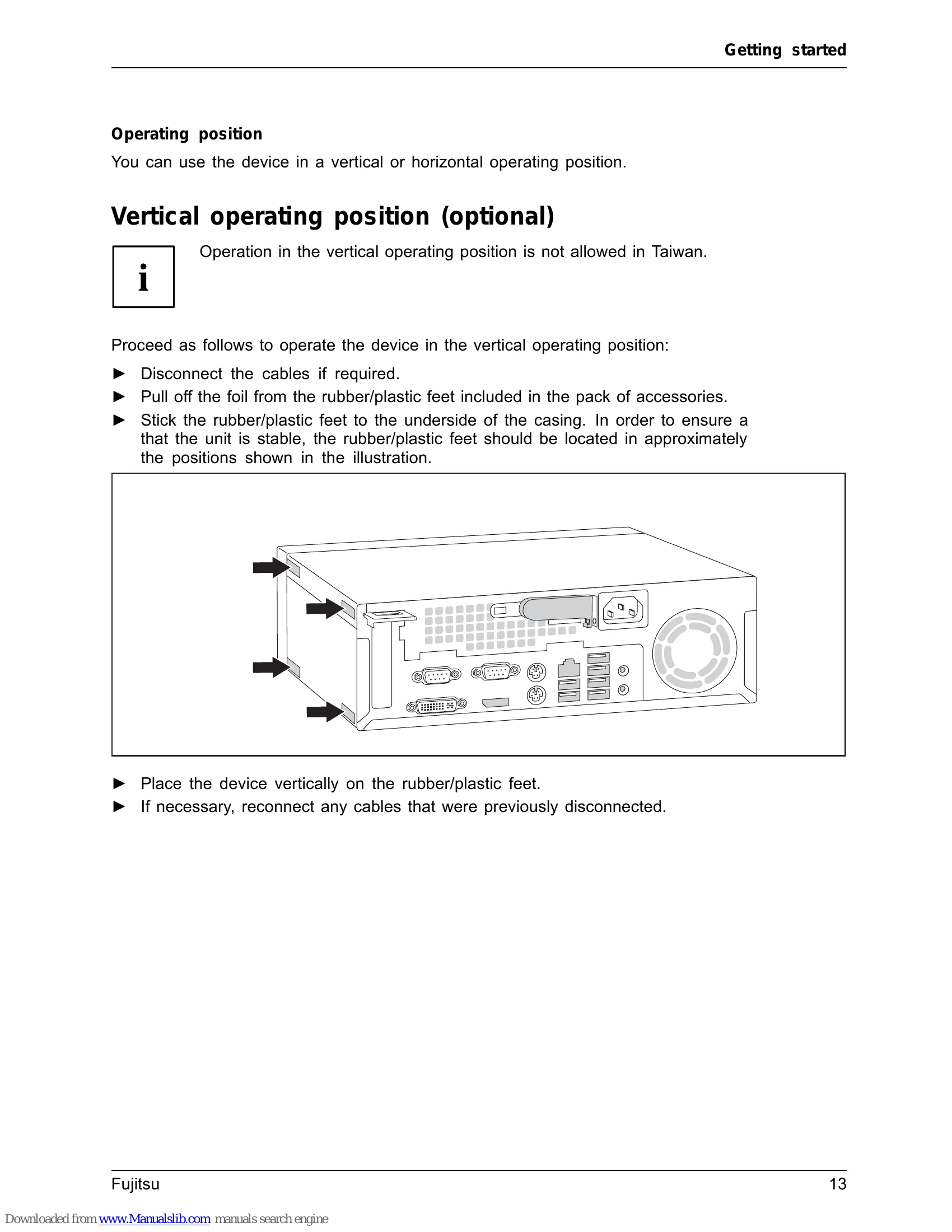 Manual for ESPRIMO C7xx / C9xx