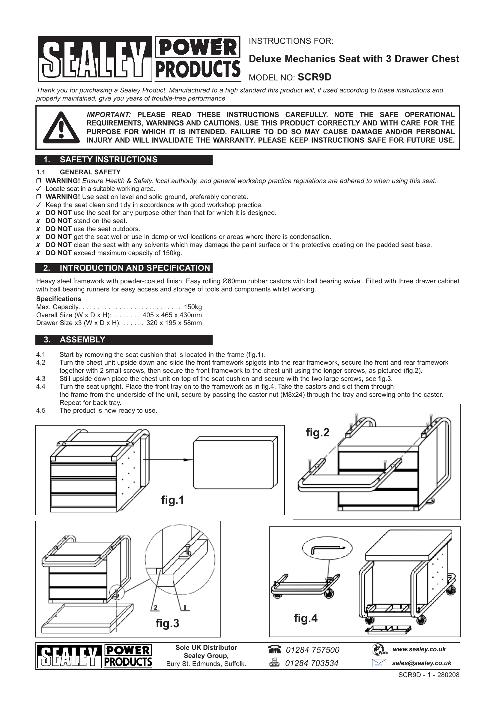 Manual for SCR9D