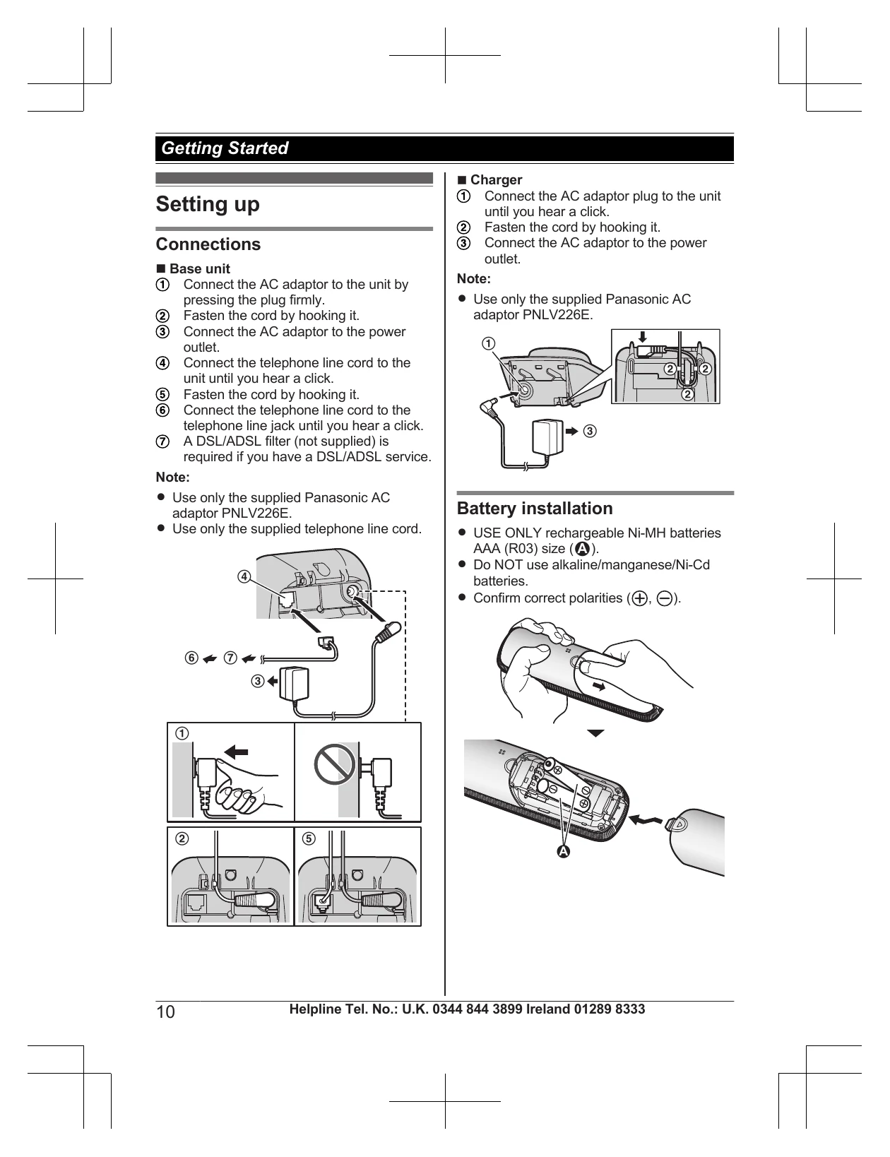 Manual for KX-TGB610E