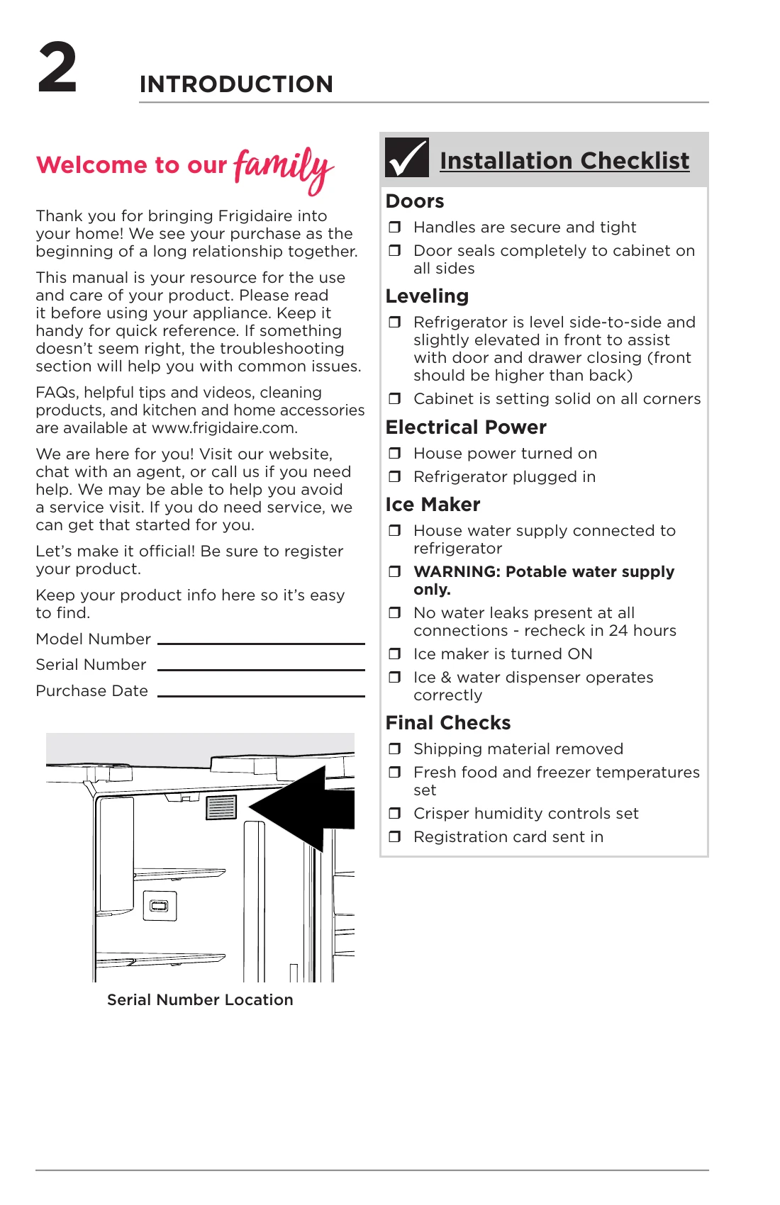 Manual for FRFS2823AS