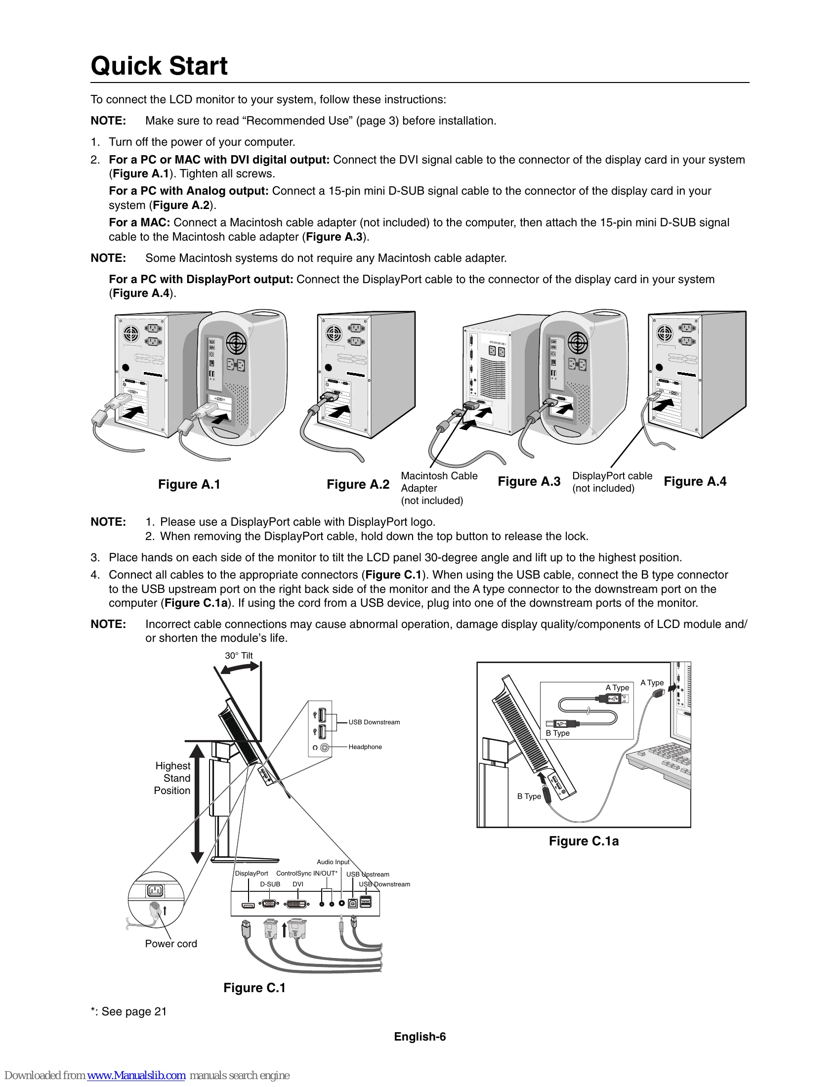 Manual for MultiSync EA223WM