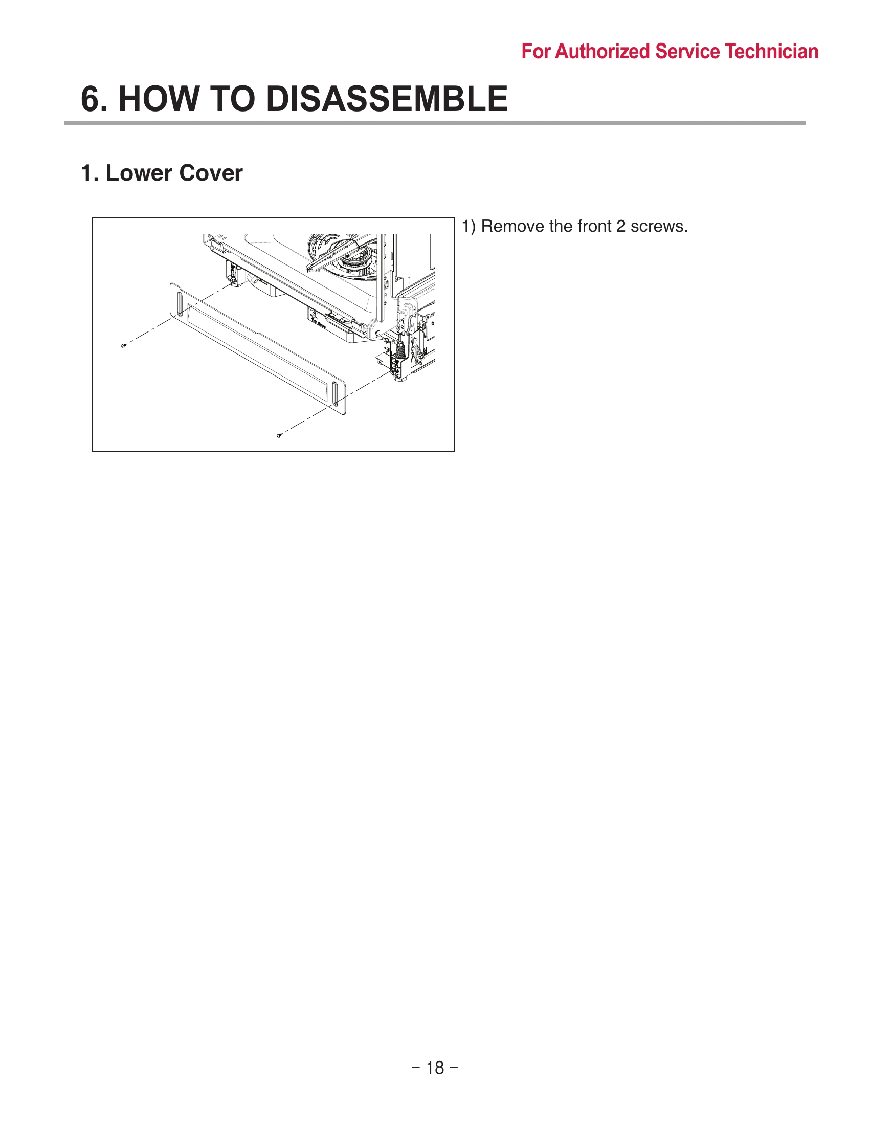 Parts/Service for LDF5545ST
