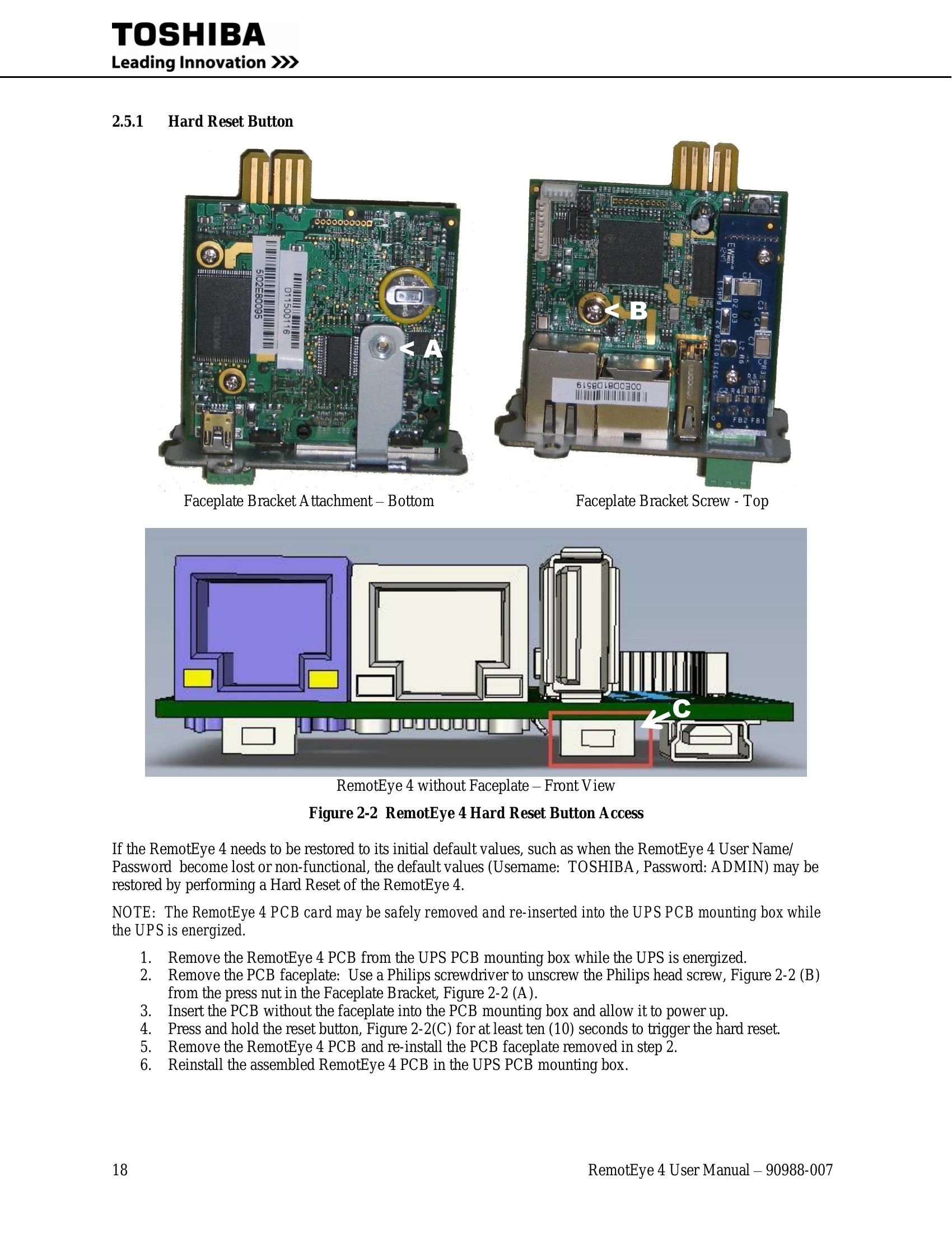 Manual for RemoteEye® 4