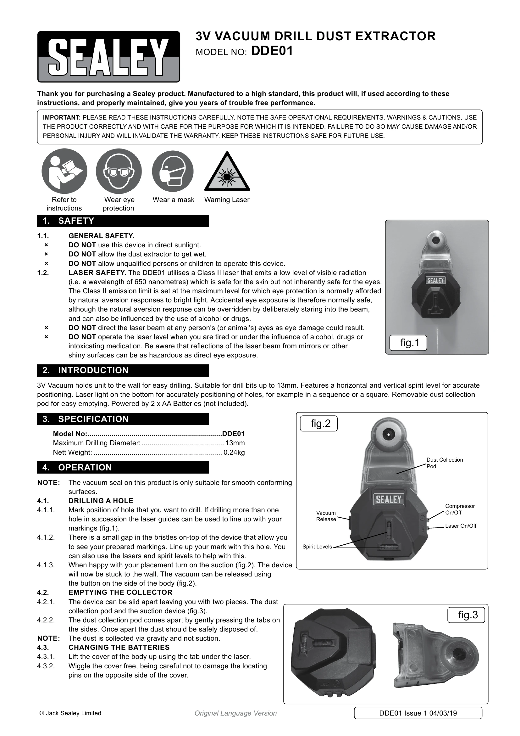 Manual for DDE01
