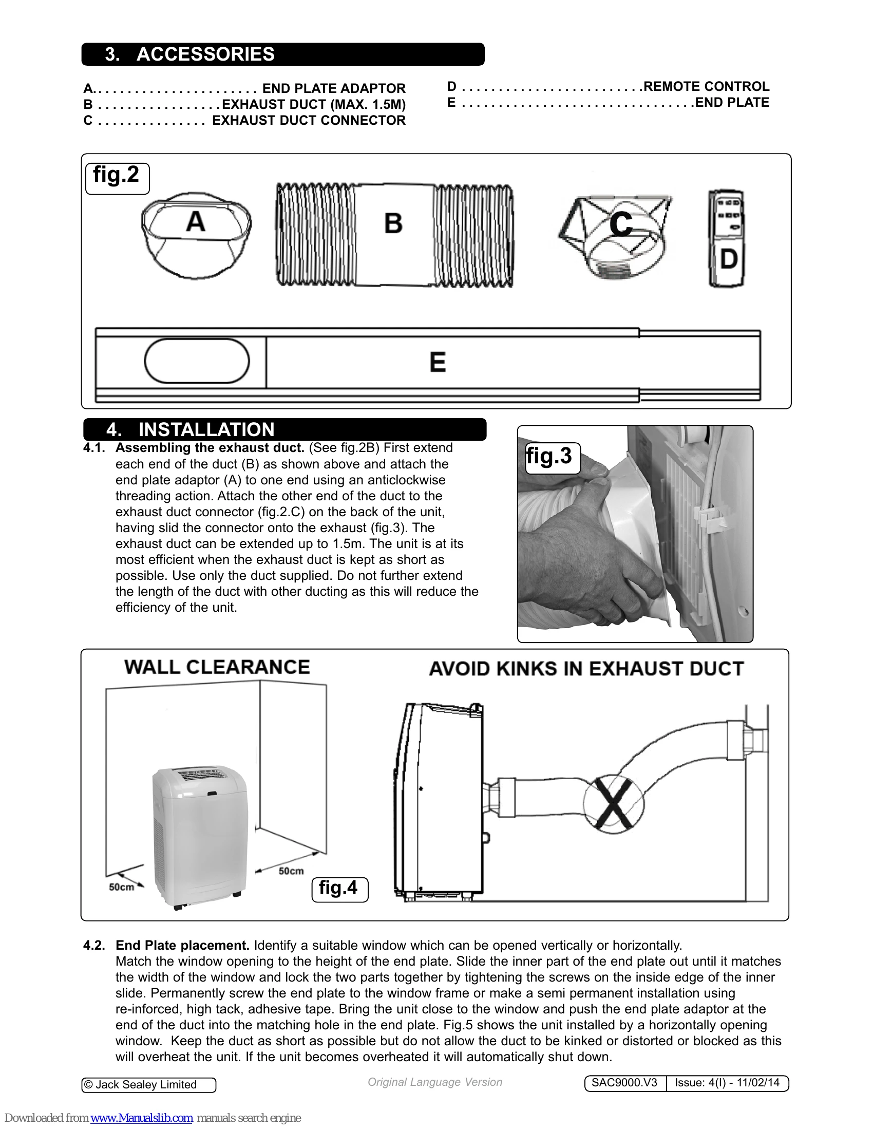 Manual for SAC9000.V3