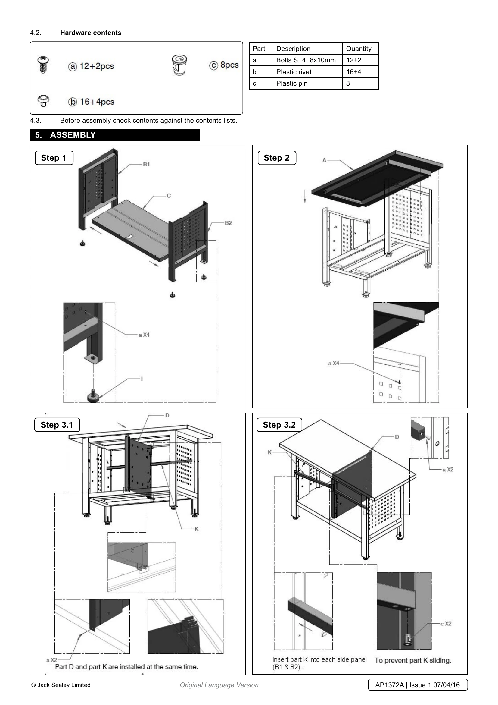 Manual for AP1372A