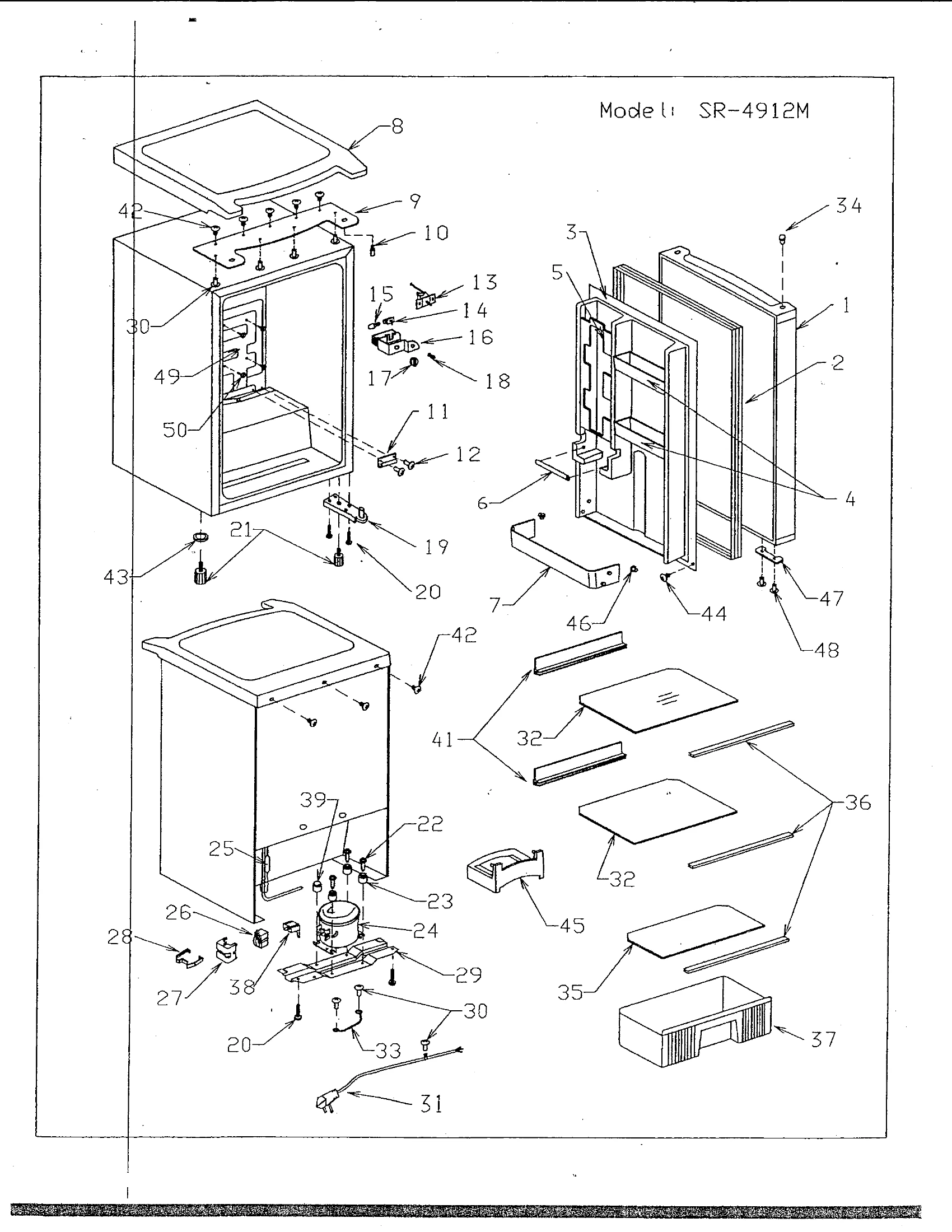 Parts/Service for SR-4912M