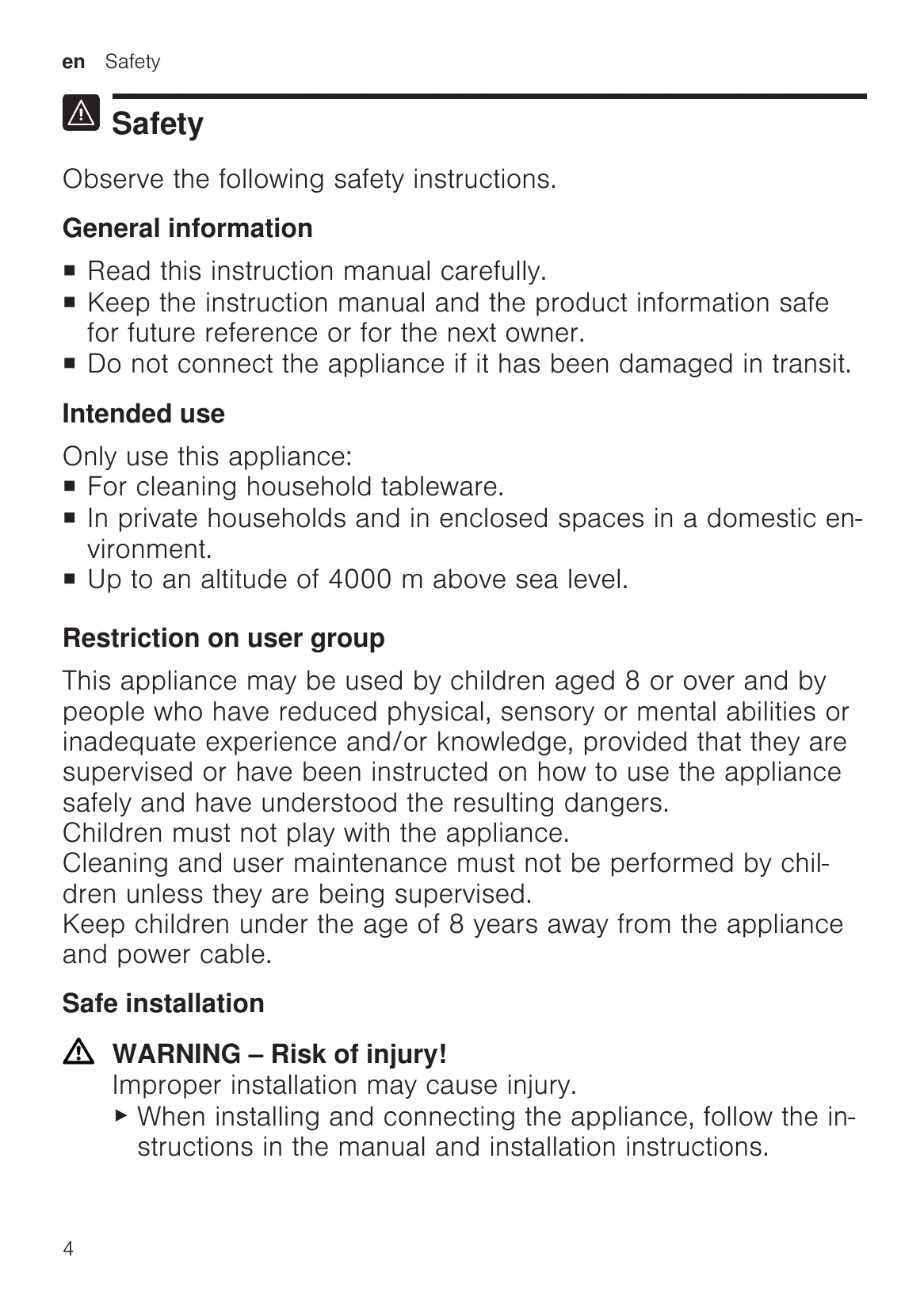 Manual for SE61HX02AG