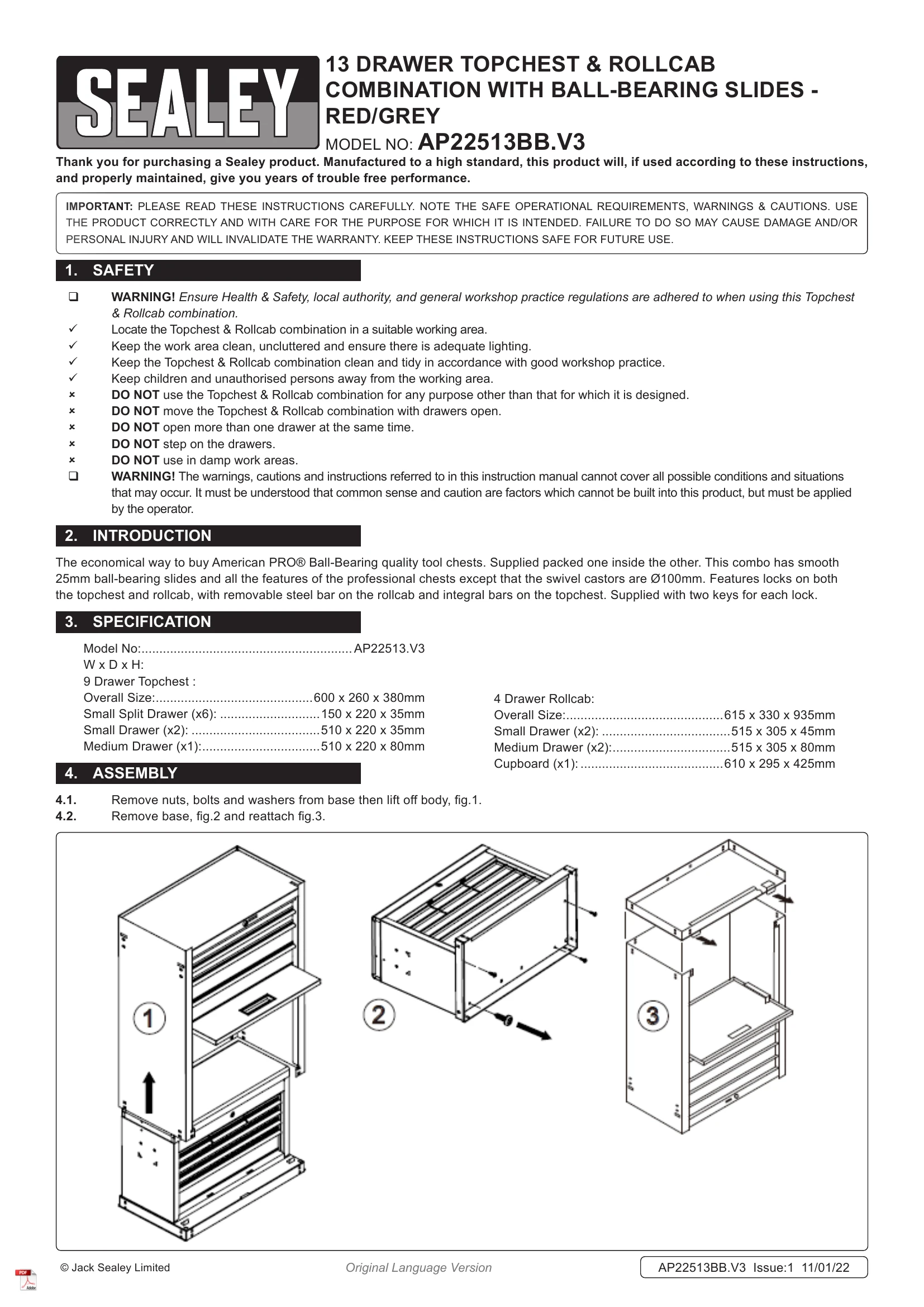 Manual for AP22513BB.V3