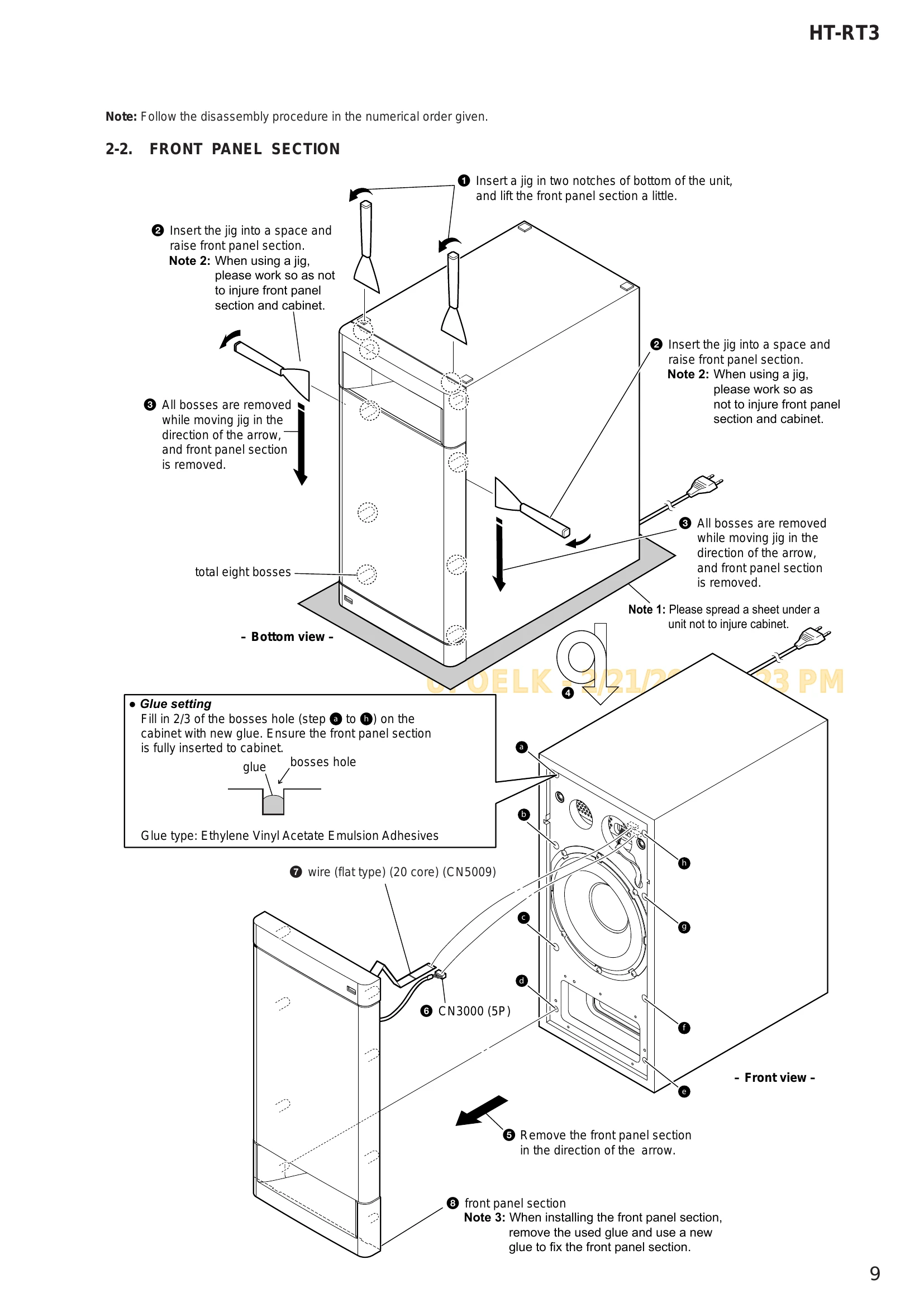 Parts/Service for HT-RT3
