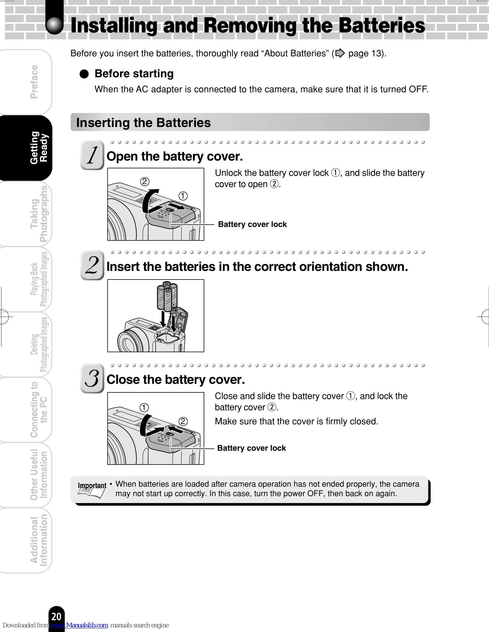 Manual for PDR-M700/PDR-M500