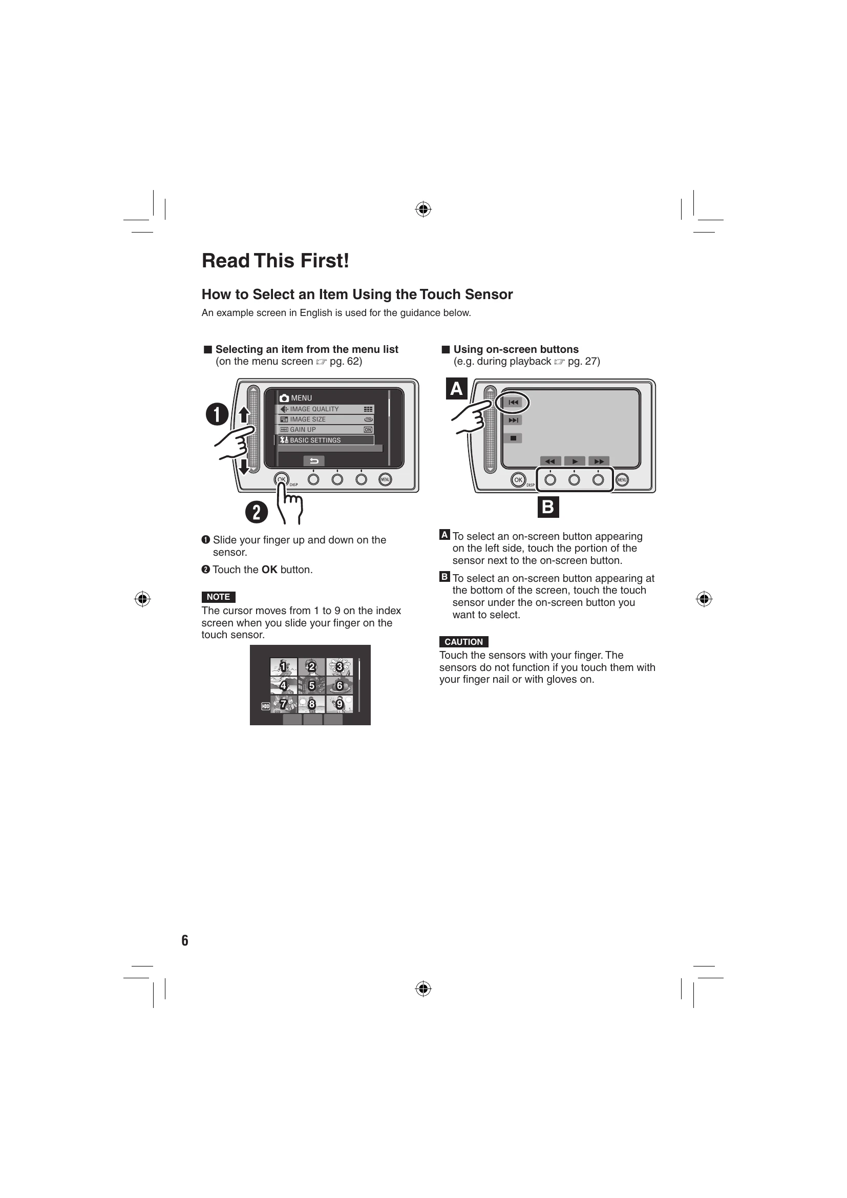 Manual for GZ-MG230