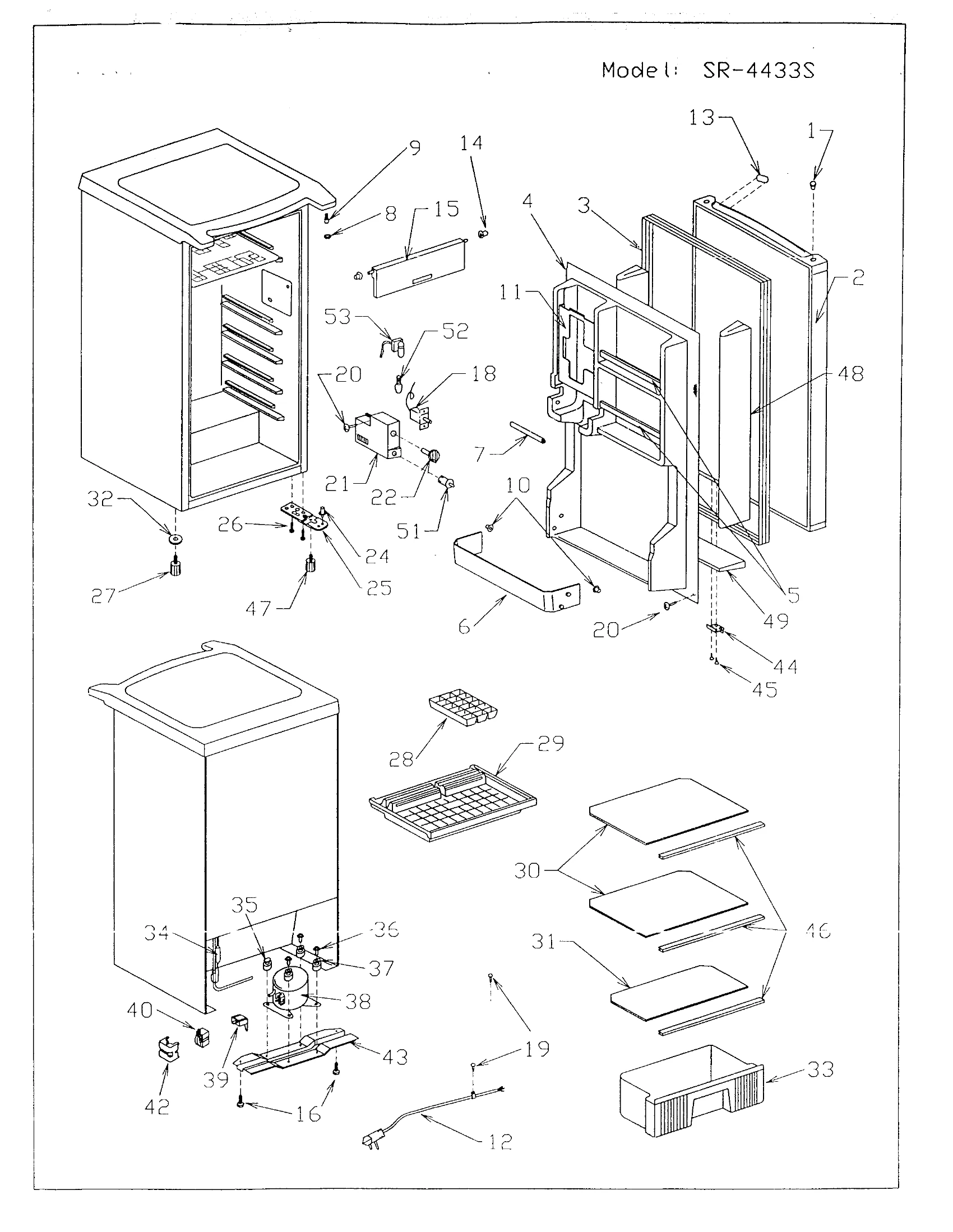 Parts/Service for SR-4433S