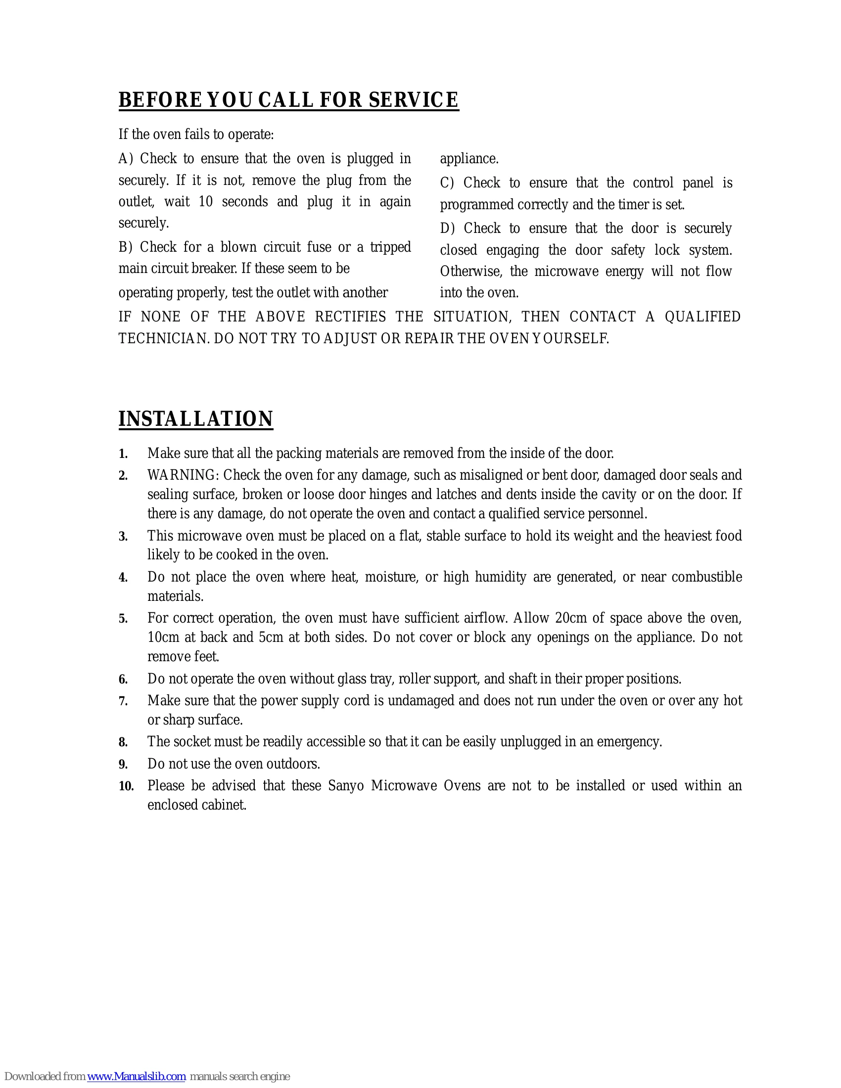 Manual for EM-S3579V
