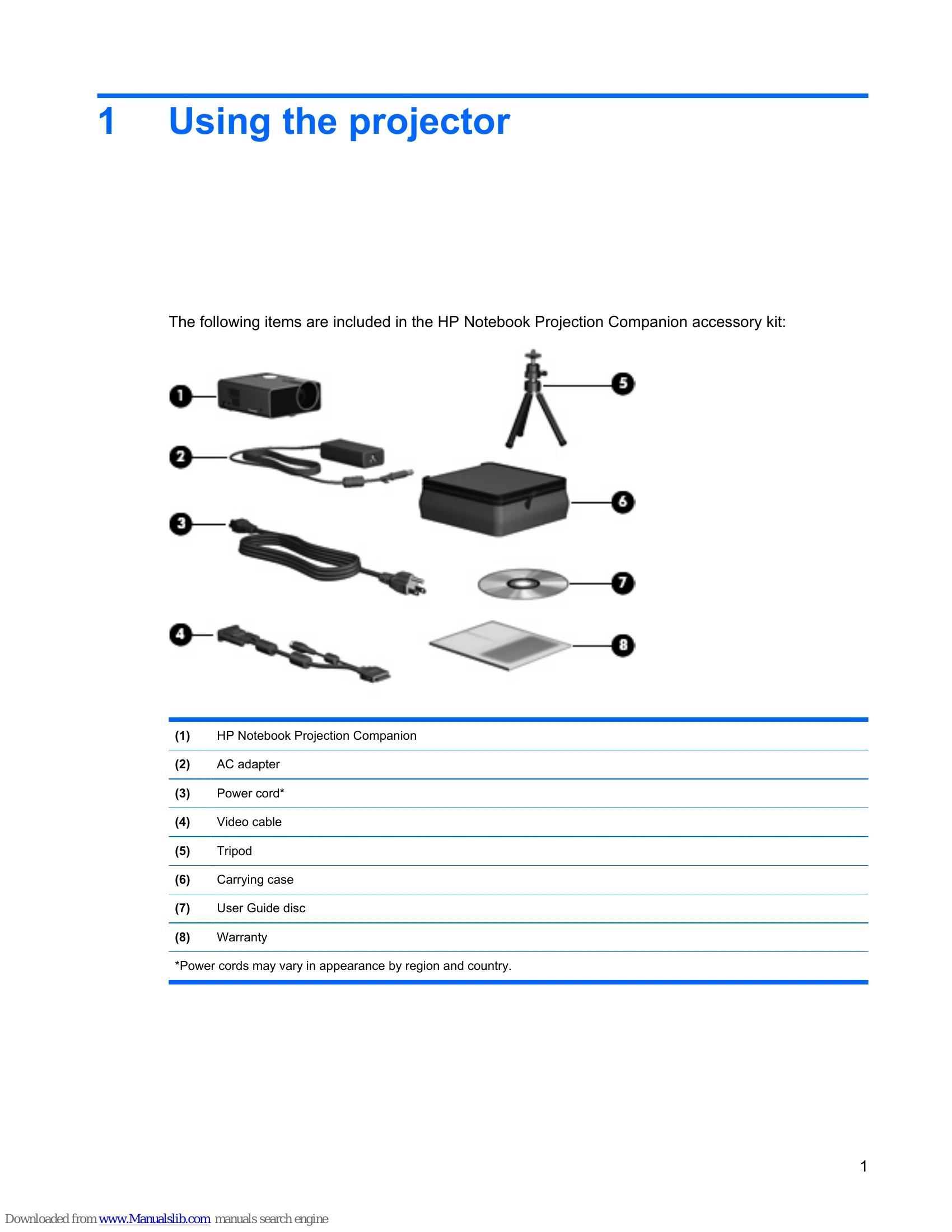 Manual for 595221-001