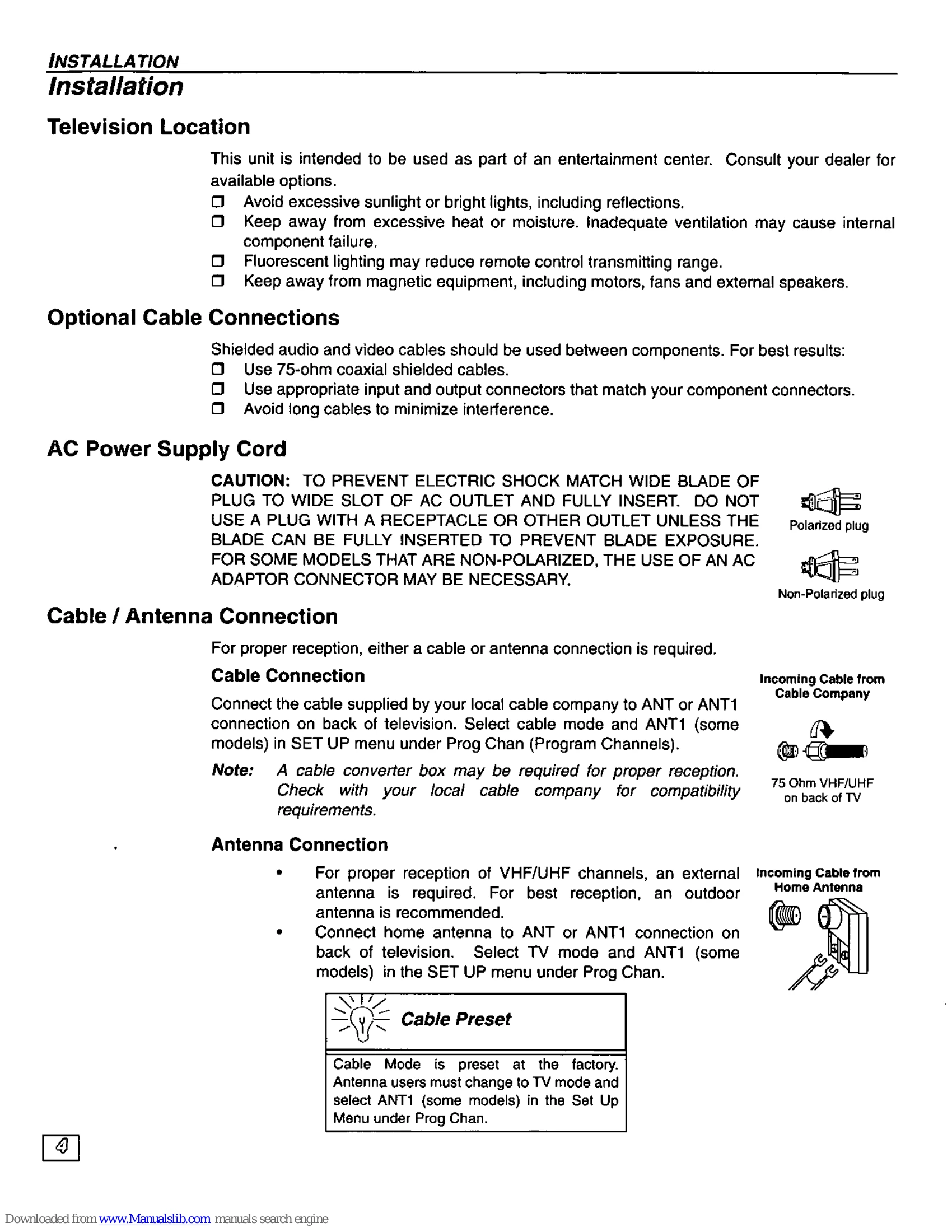 Manual for CT-36SF37