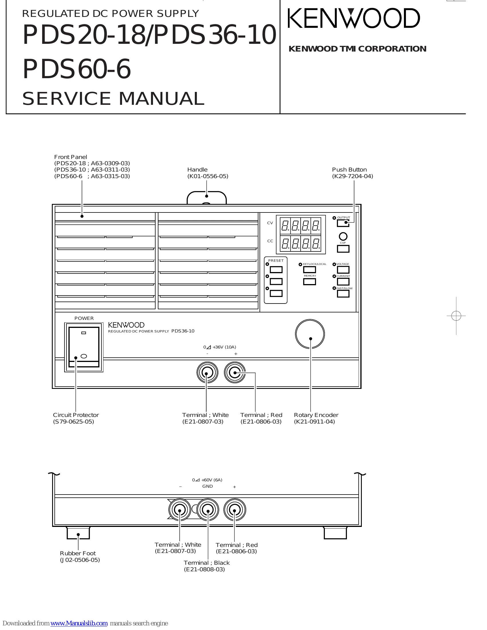 Manual for PDS20-18/PDS36-10/PDS60-6