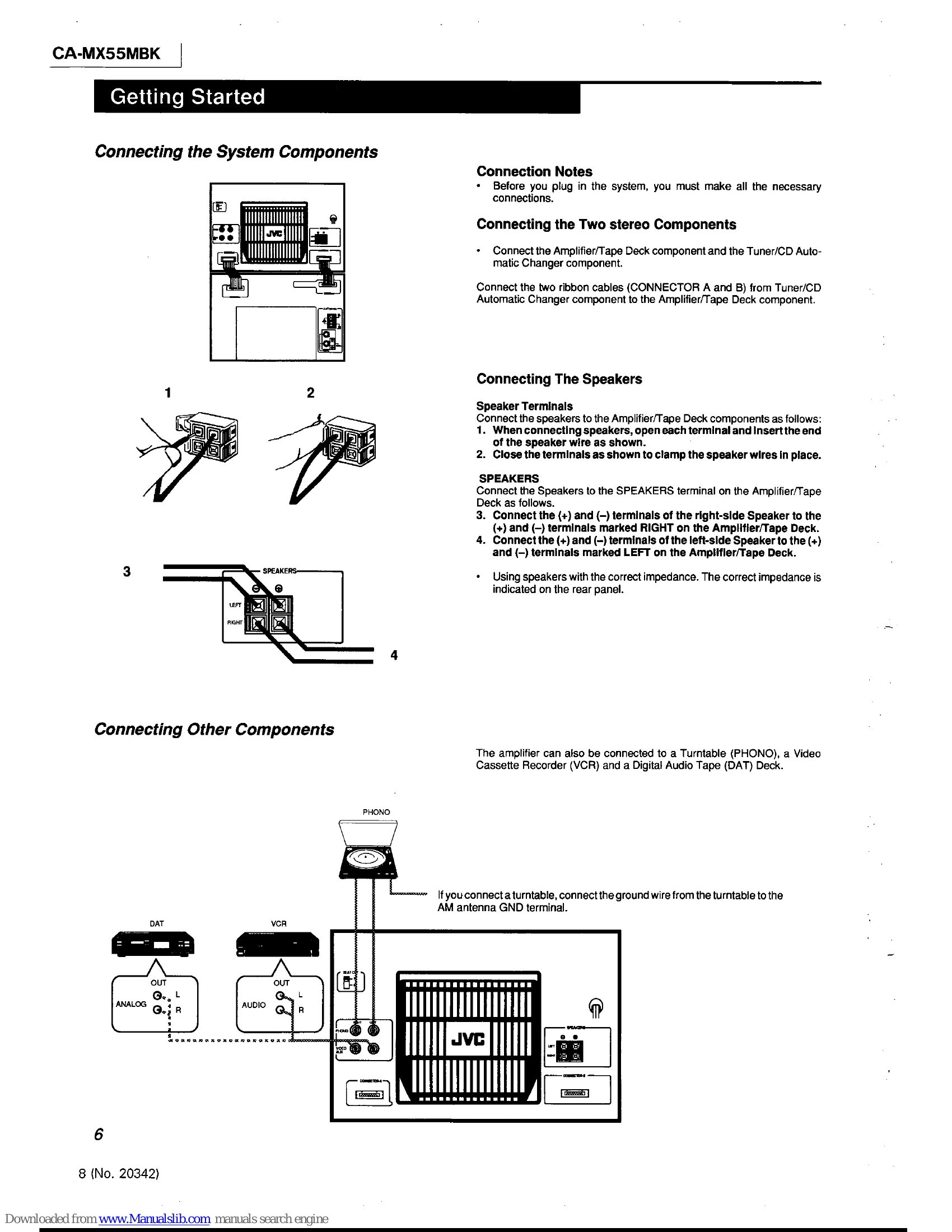 Manual for CA-MX55MBK