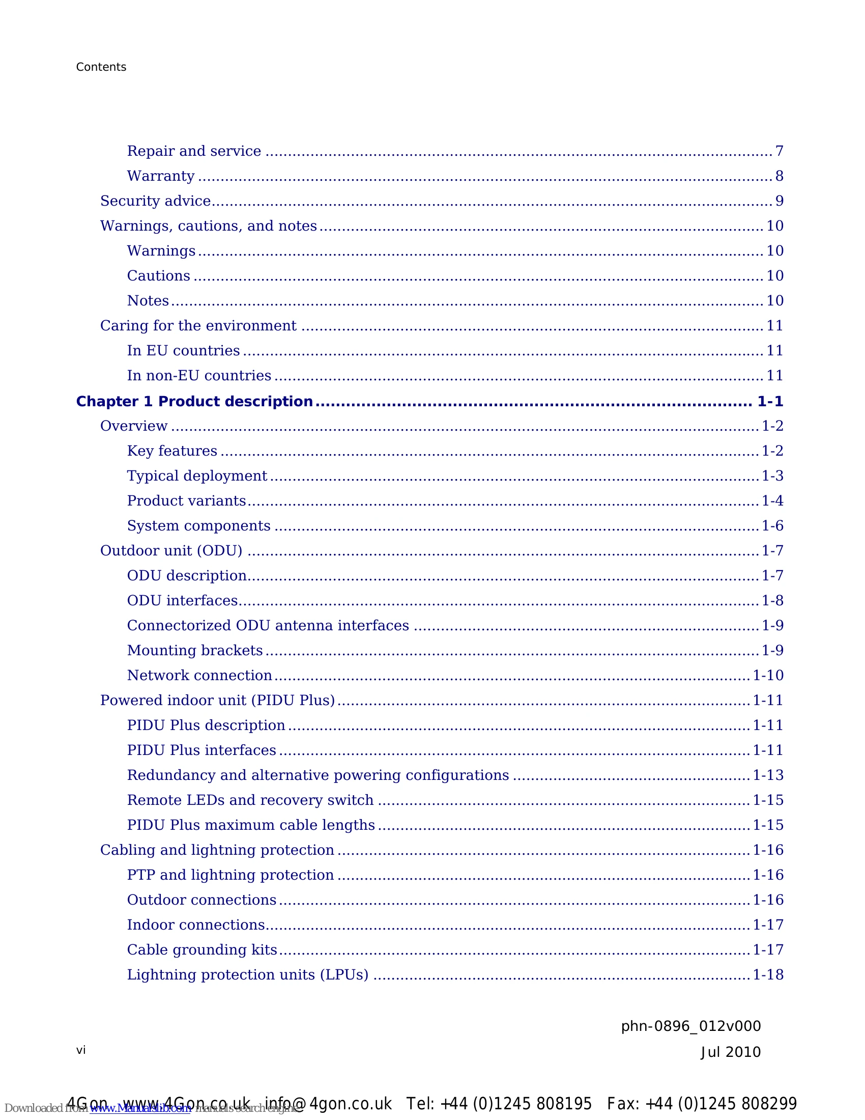 Manual for PTP 600