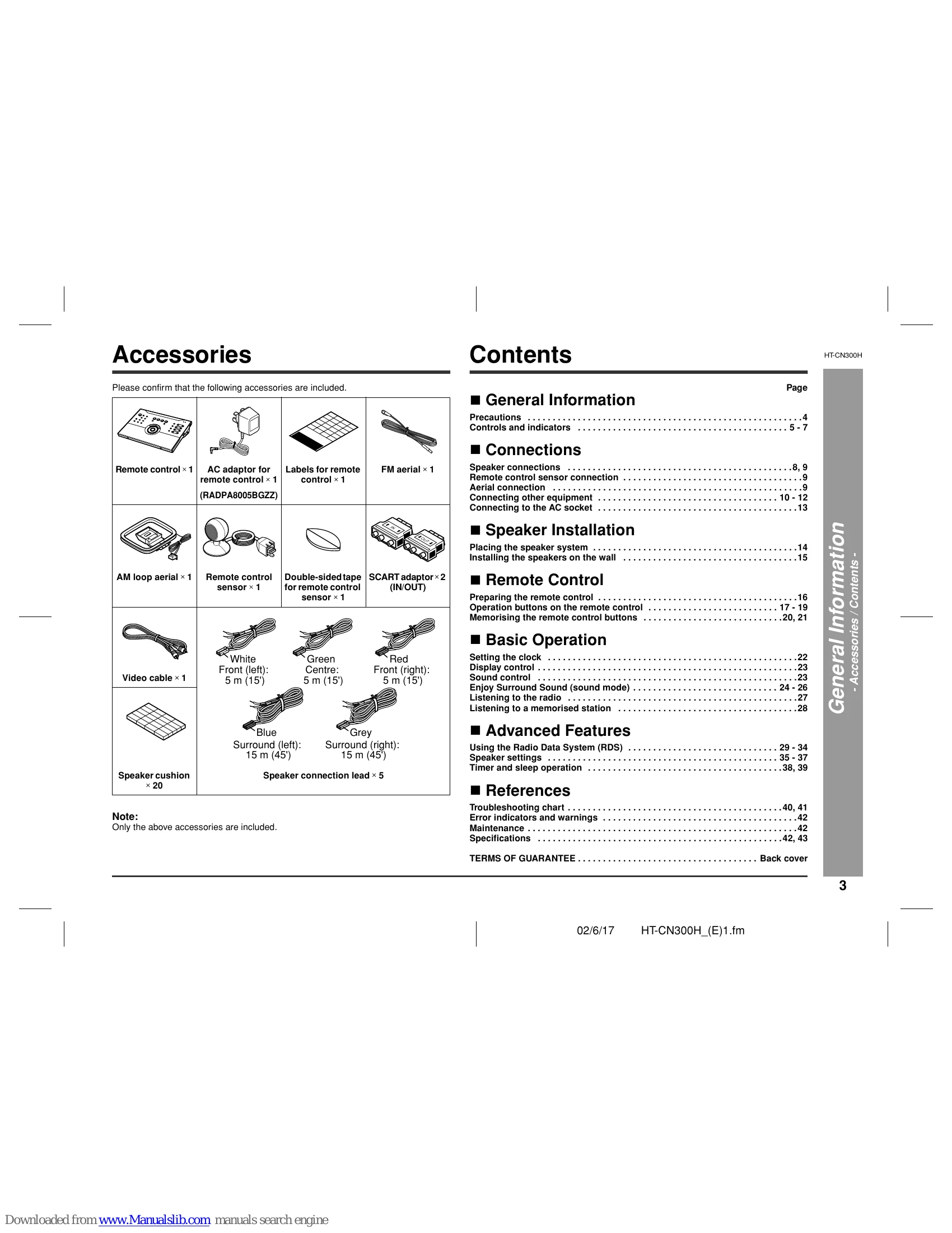 Manual for HT-CN300H