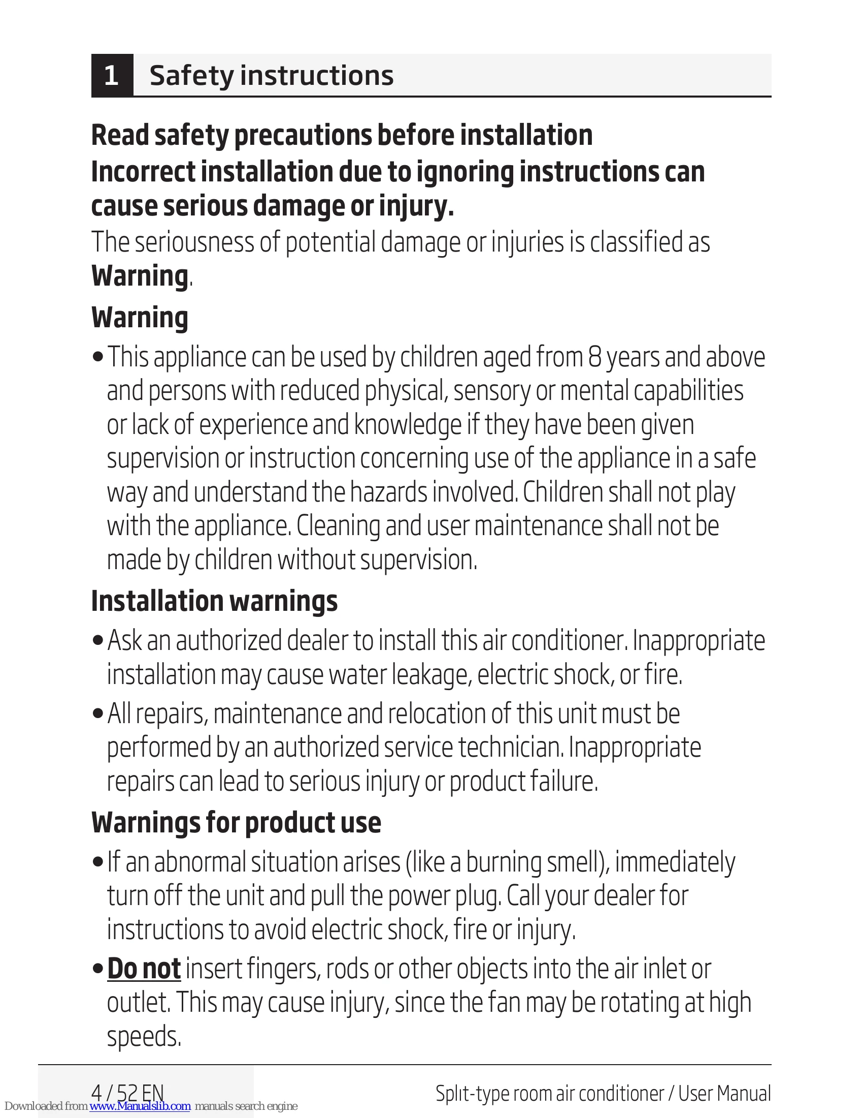 Manual for BRVPF 090