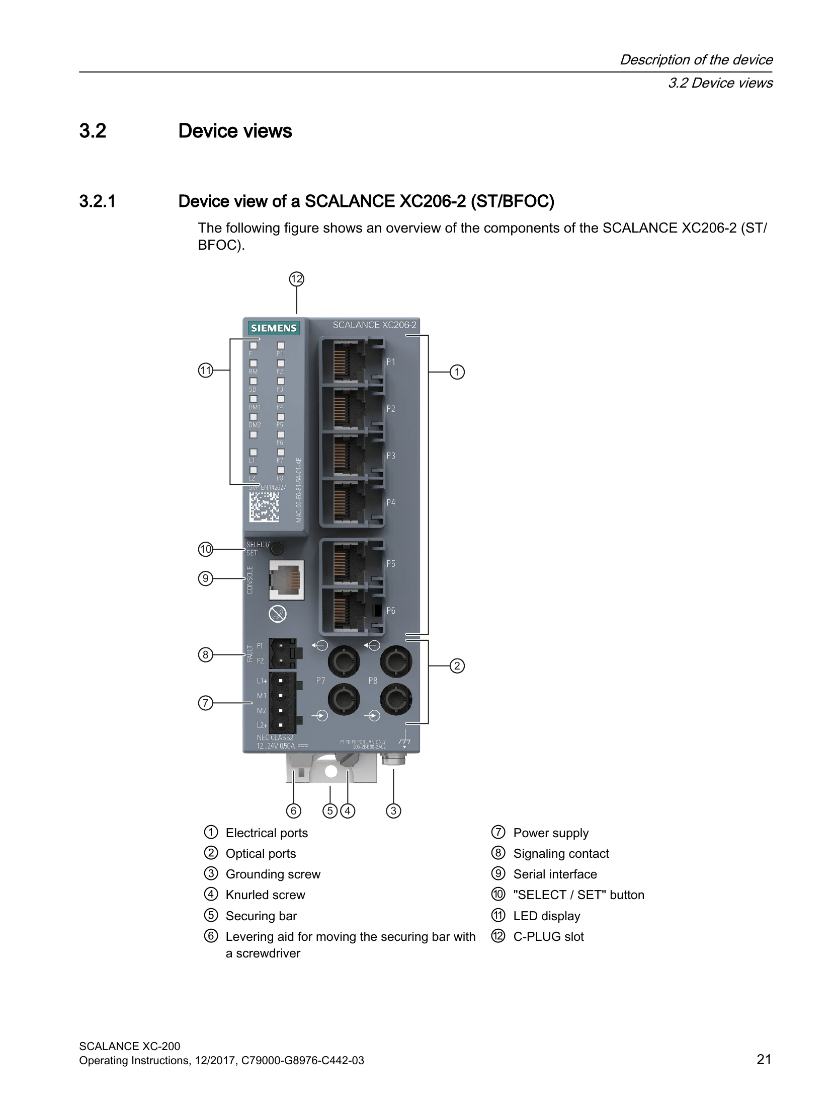 Manual for SCALANCE XC-200