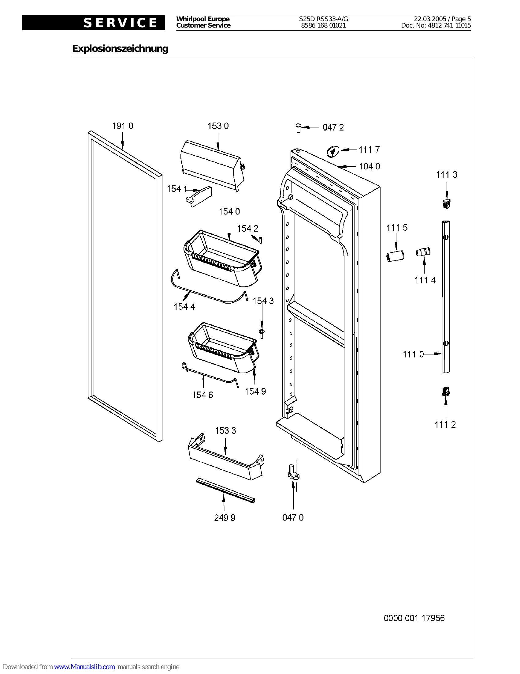 Parts/Service for S25D RSS33-A/G