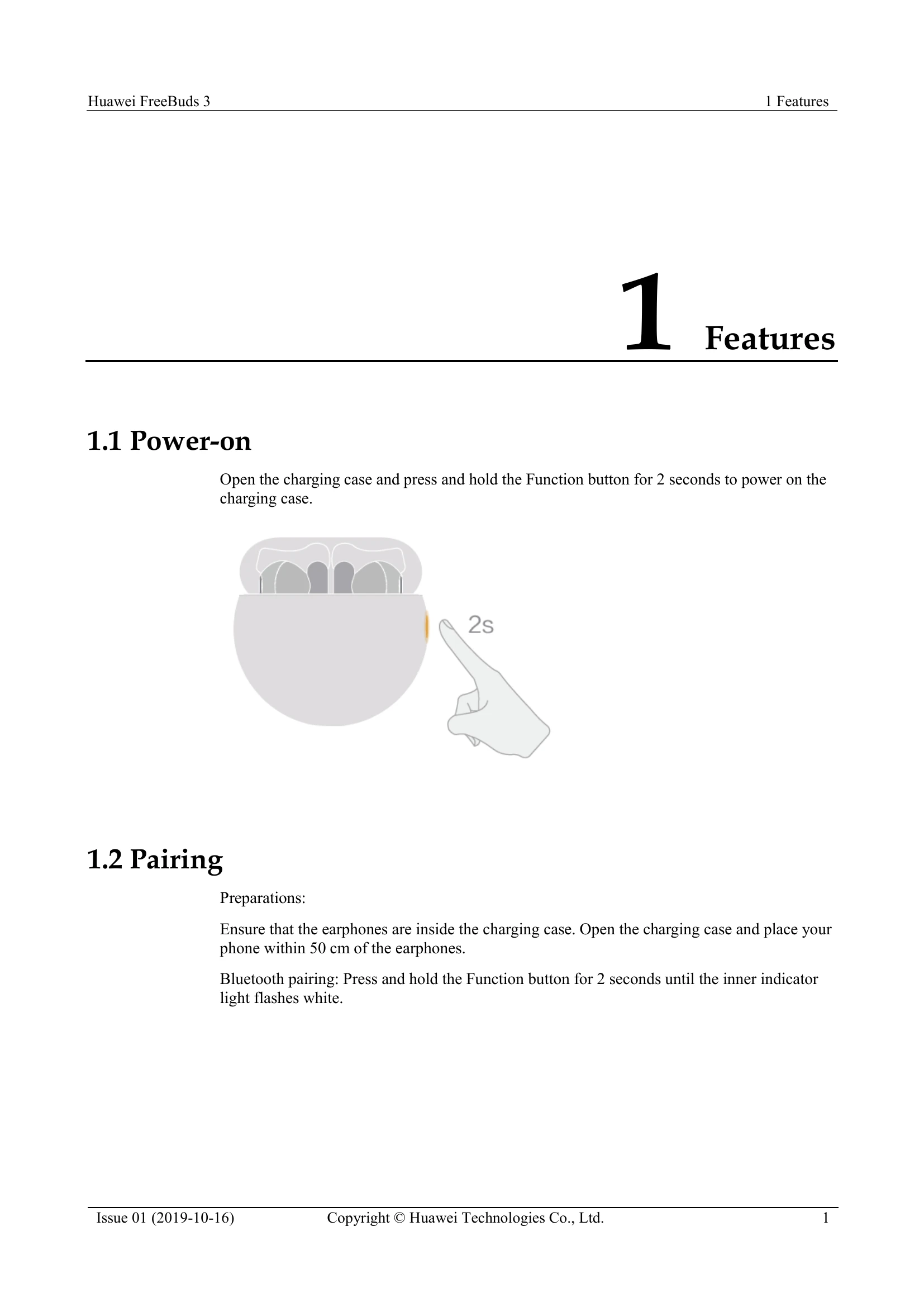 Manual for FreeBuds 3