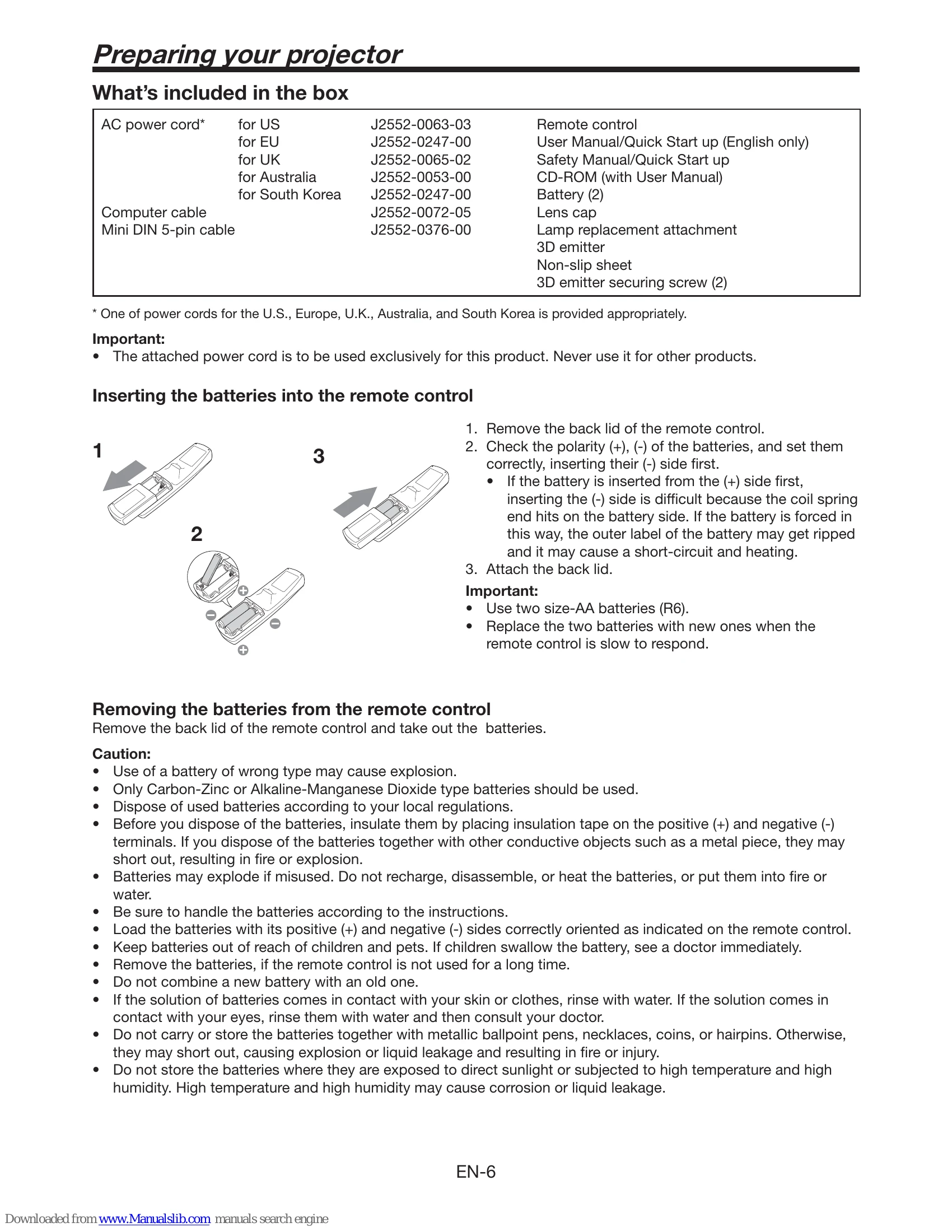 Manual for HC7800D