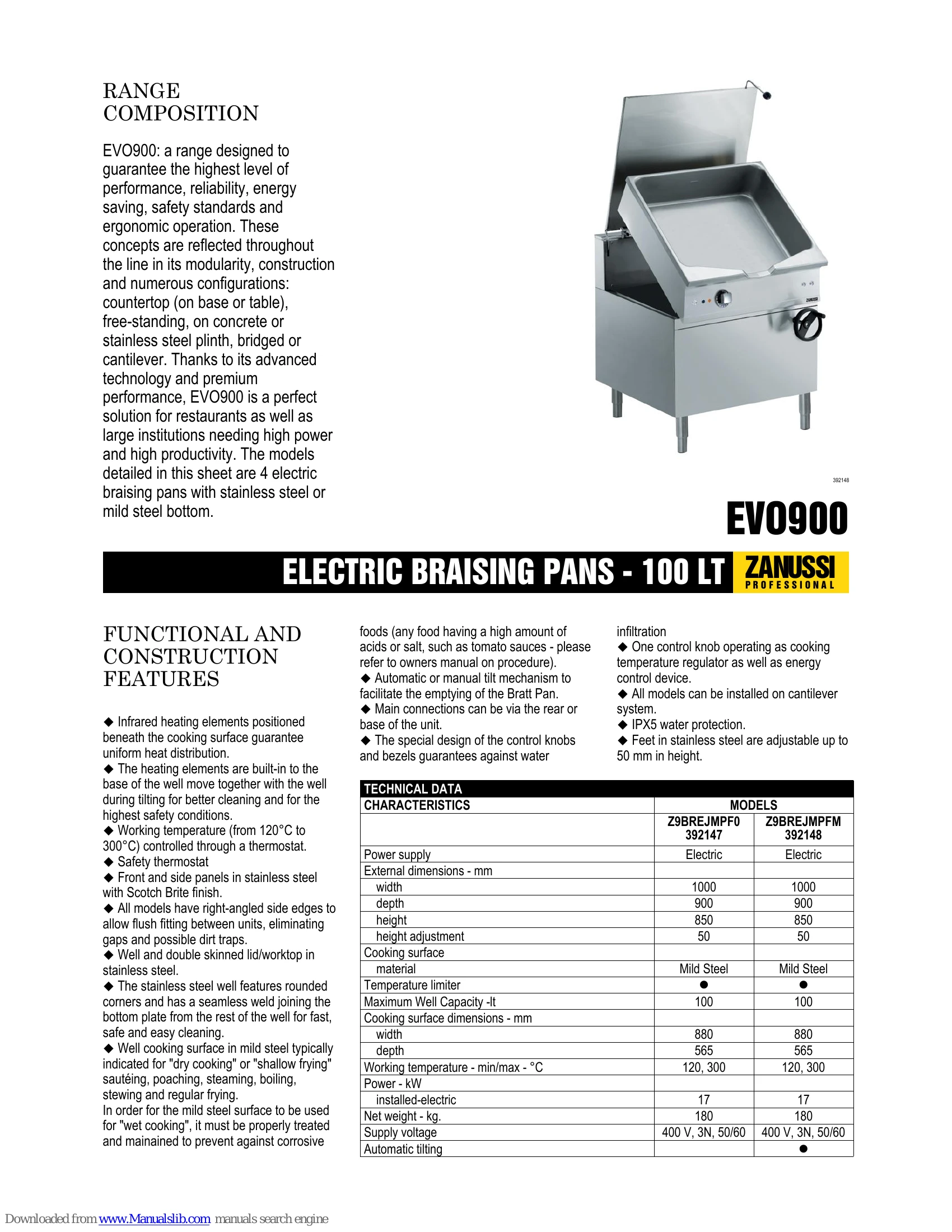 Brochure/Marketing for EVO900