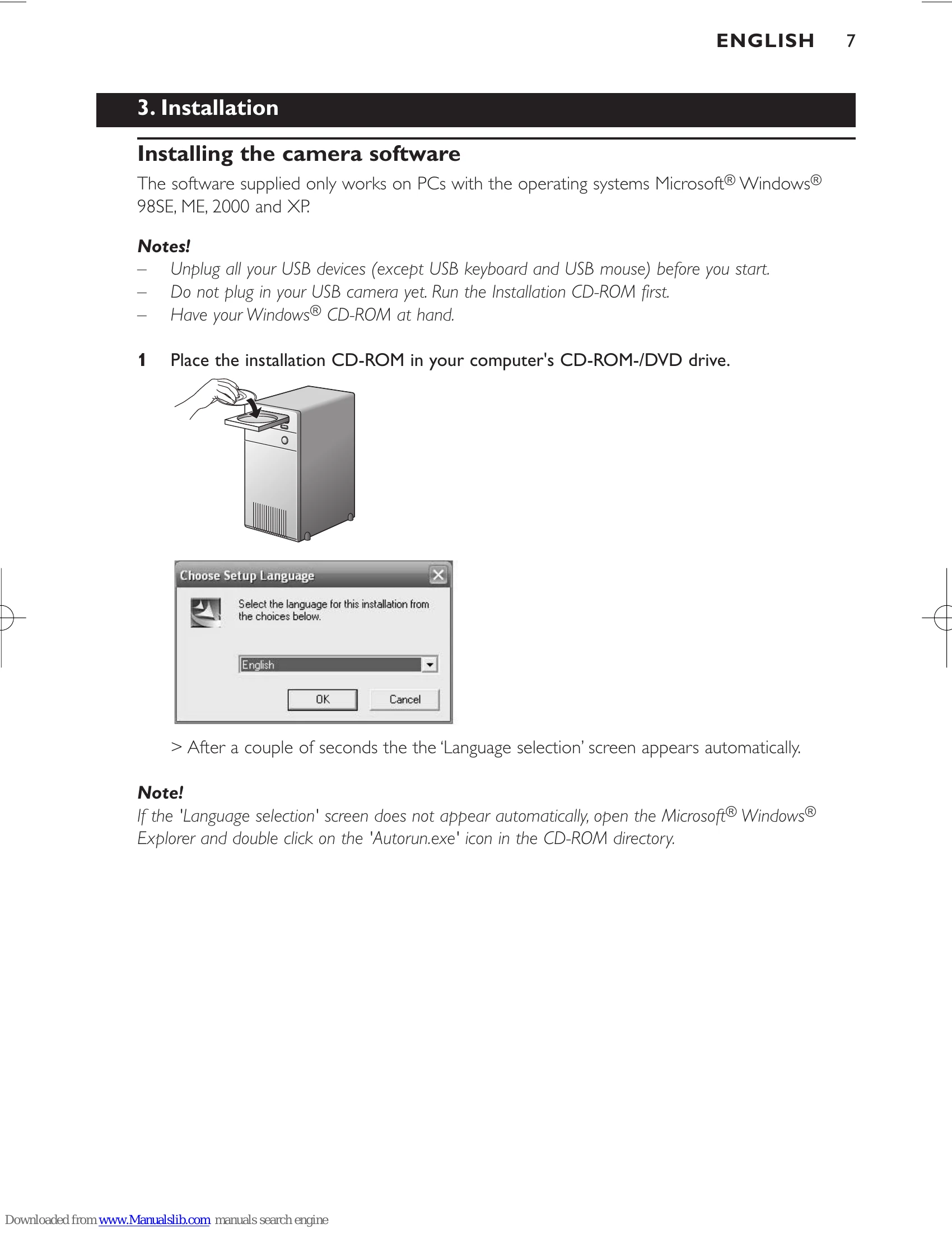 Manual for SPC 200NC