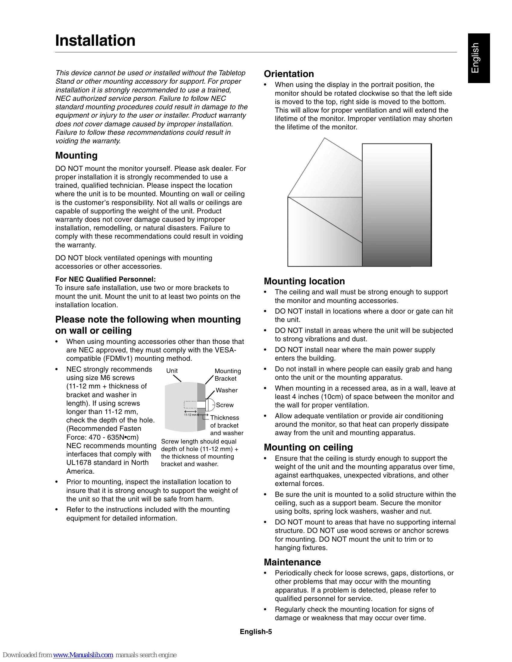 Manual for X461UN