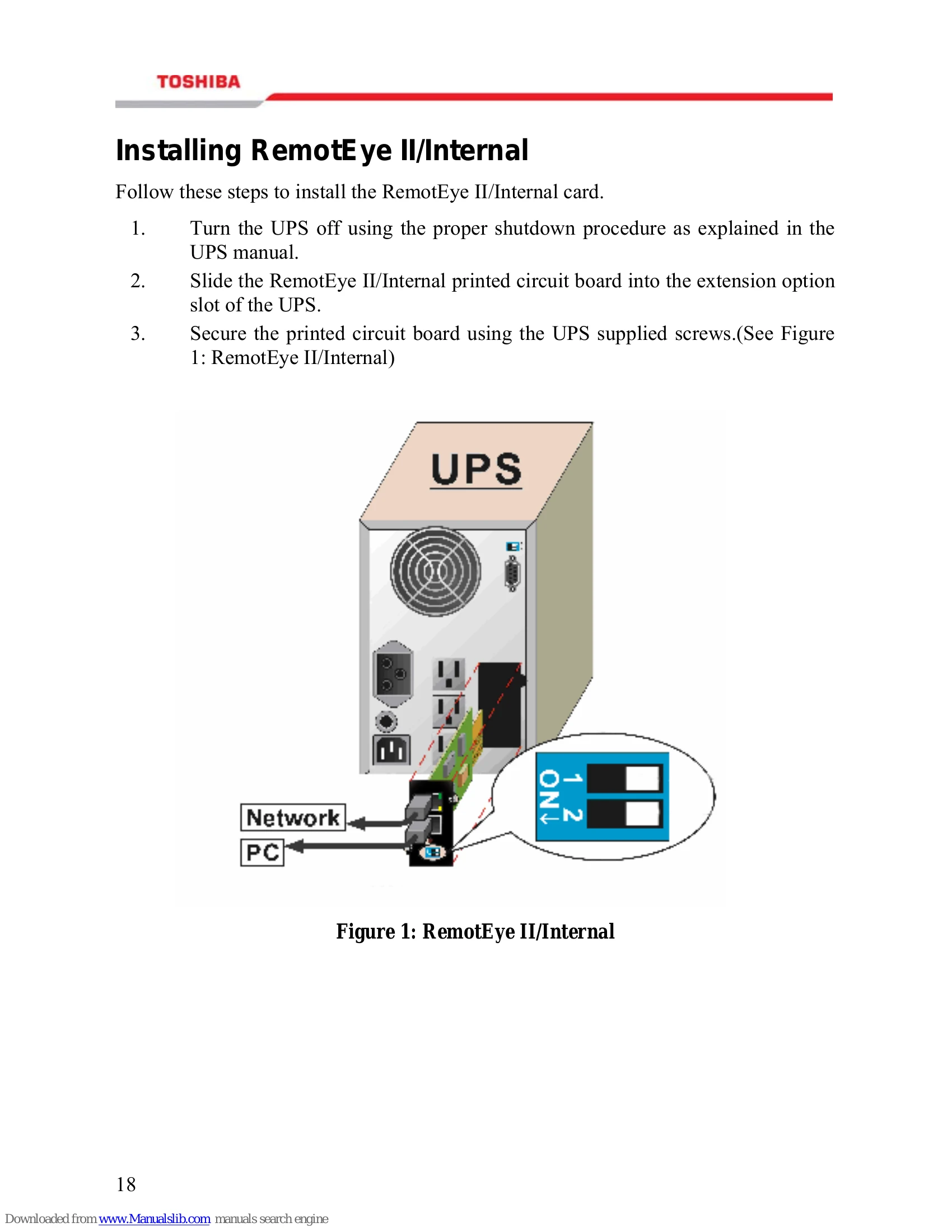 Manual for RemoteEye II