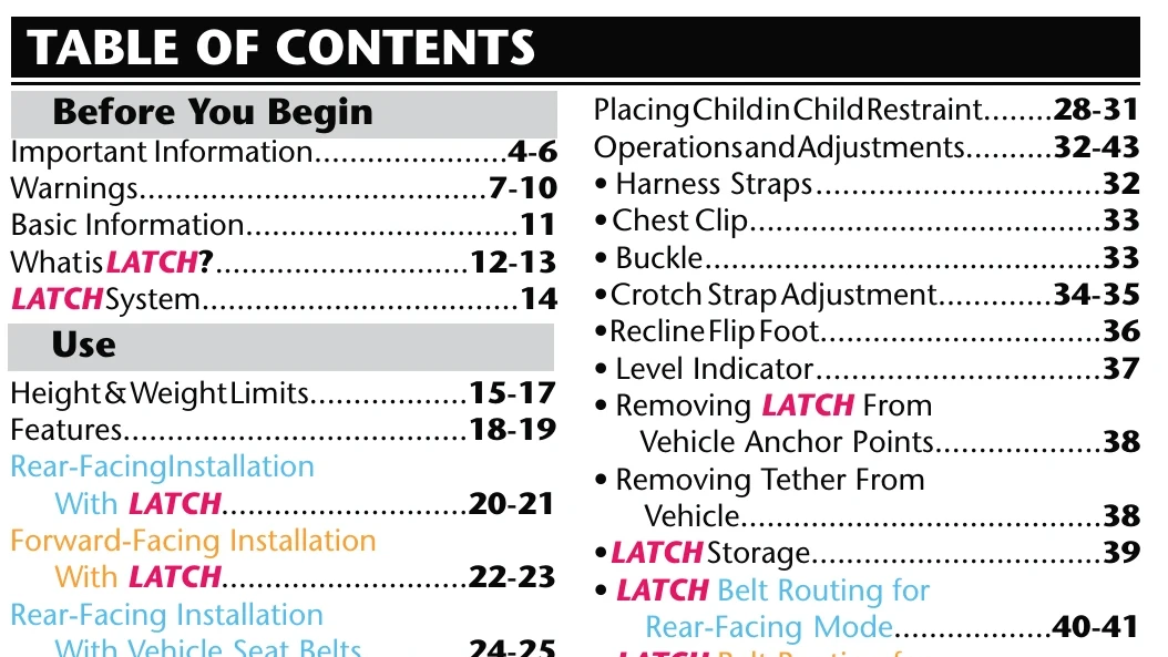 Manual for Contender™ 65