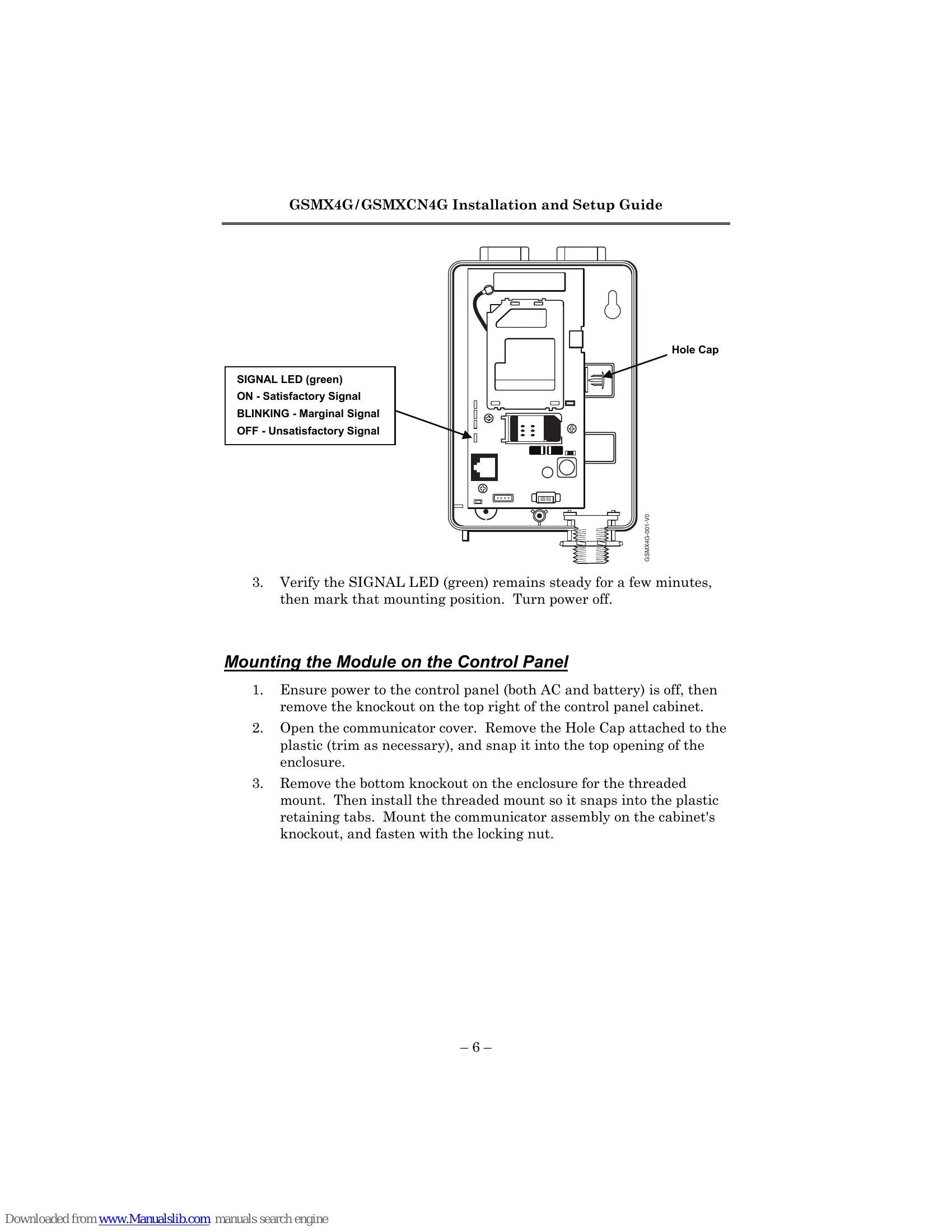 Installation Guide for GSMX4G / GSMXCN4G