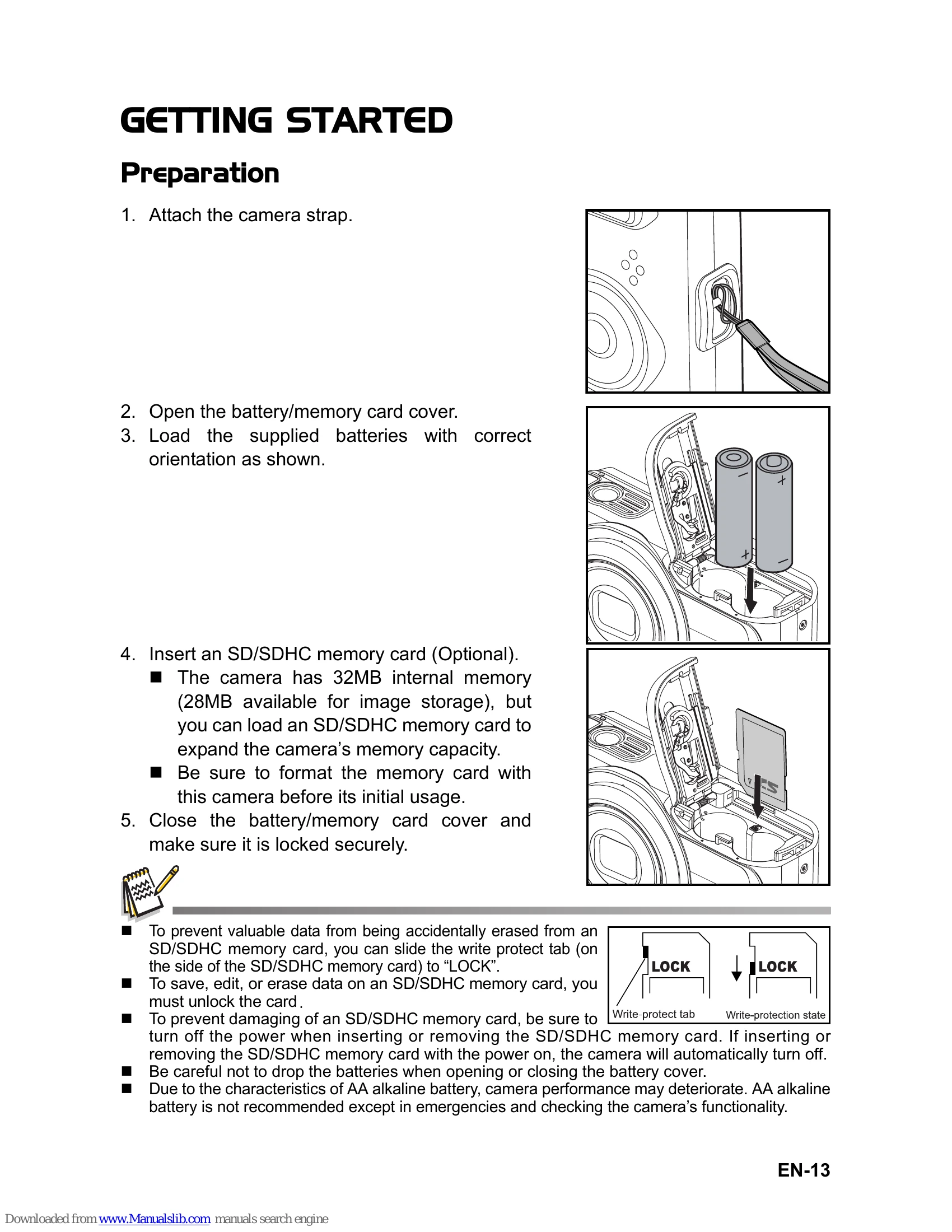Manual for HDC-561E