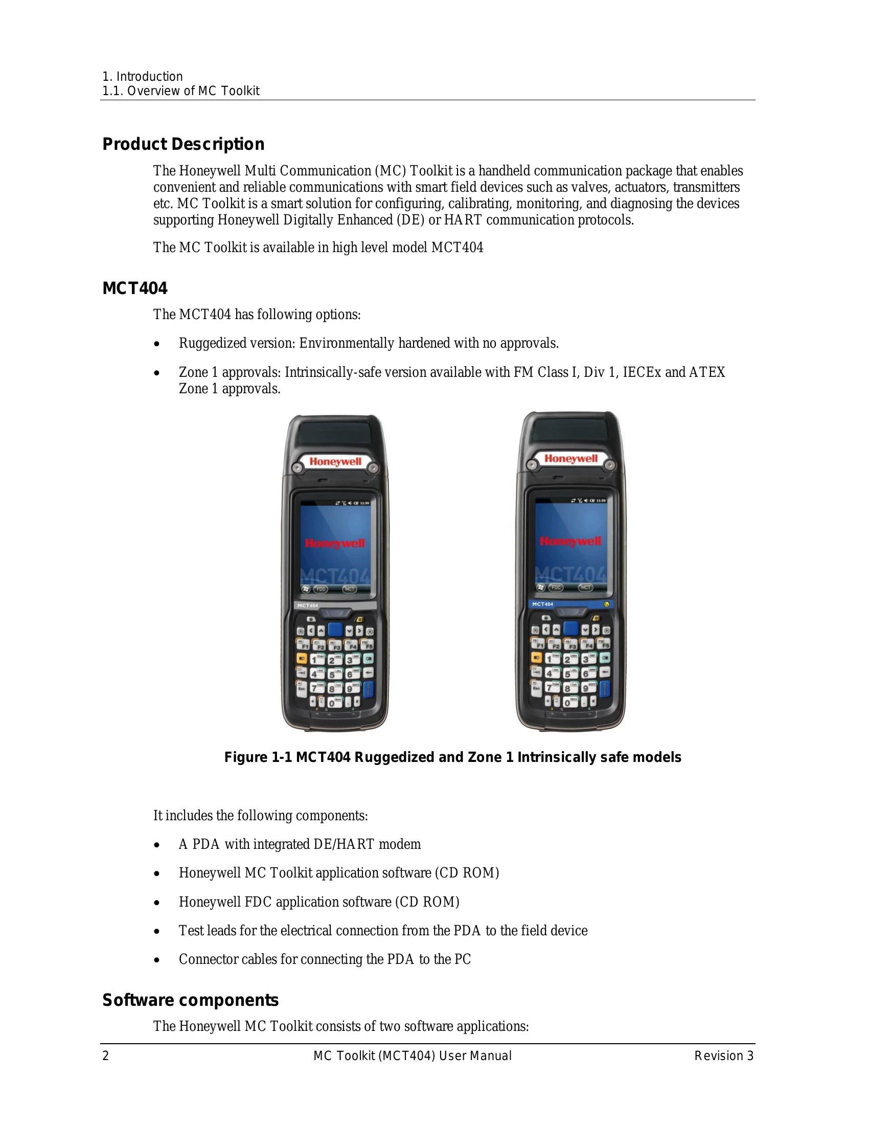 Manual for MCT404