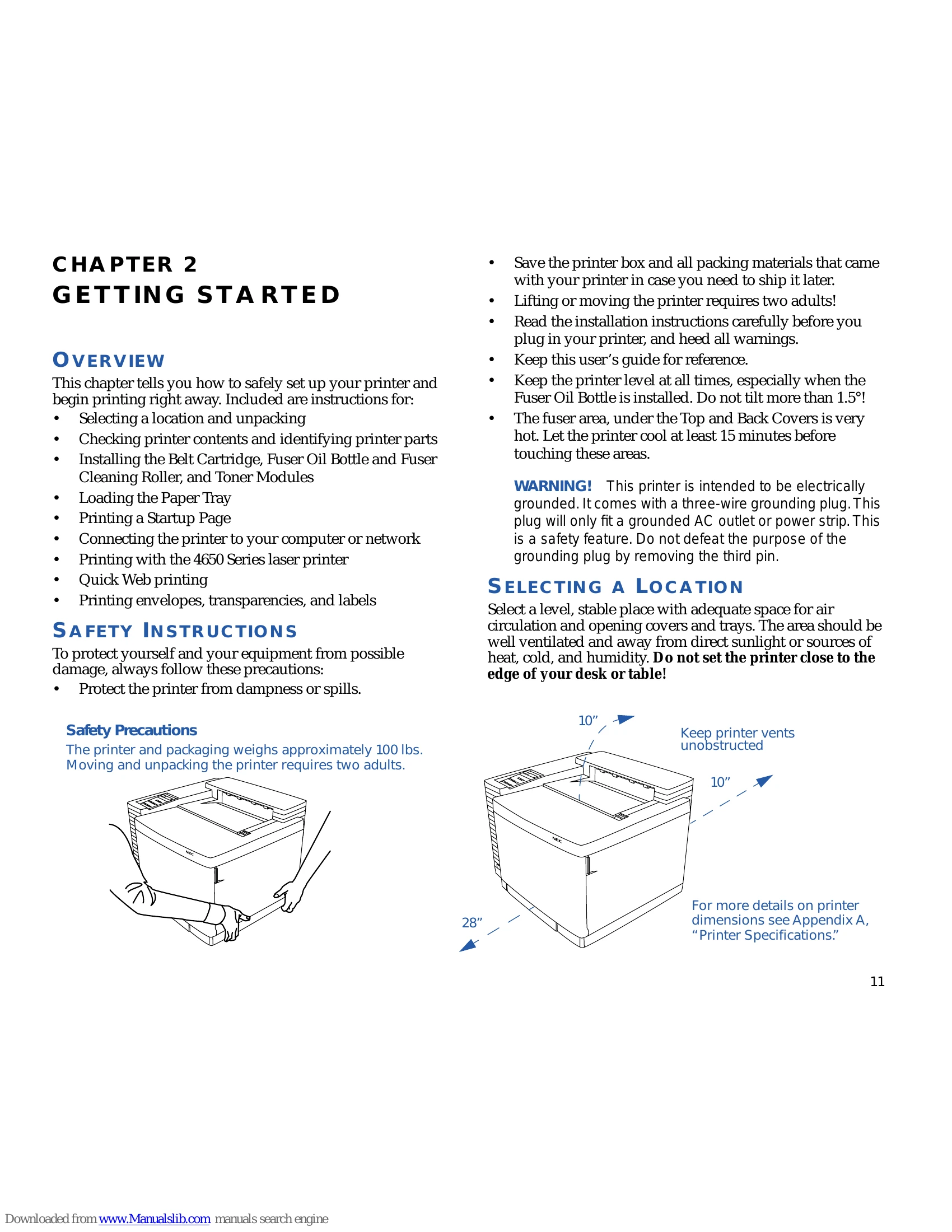 Manual for 4650